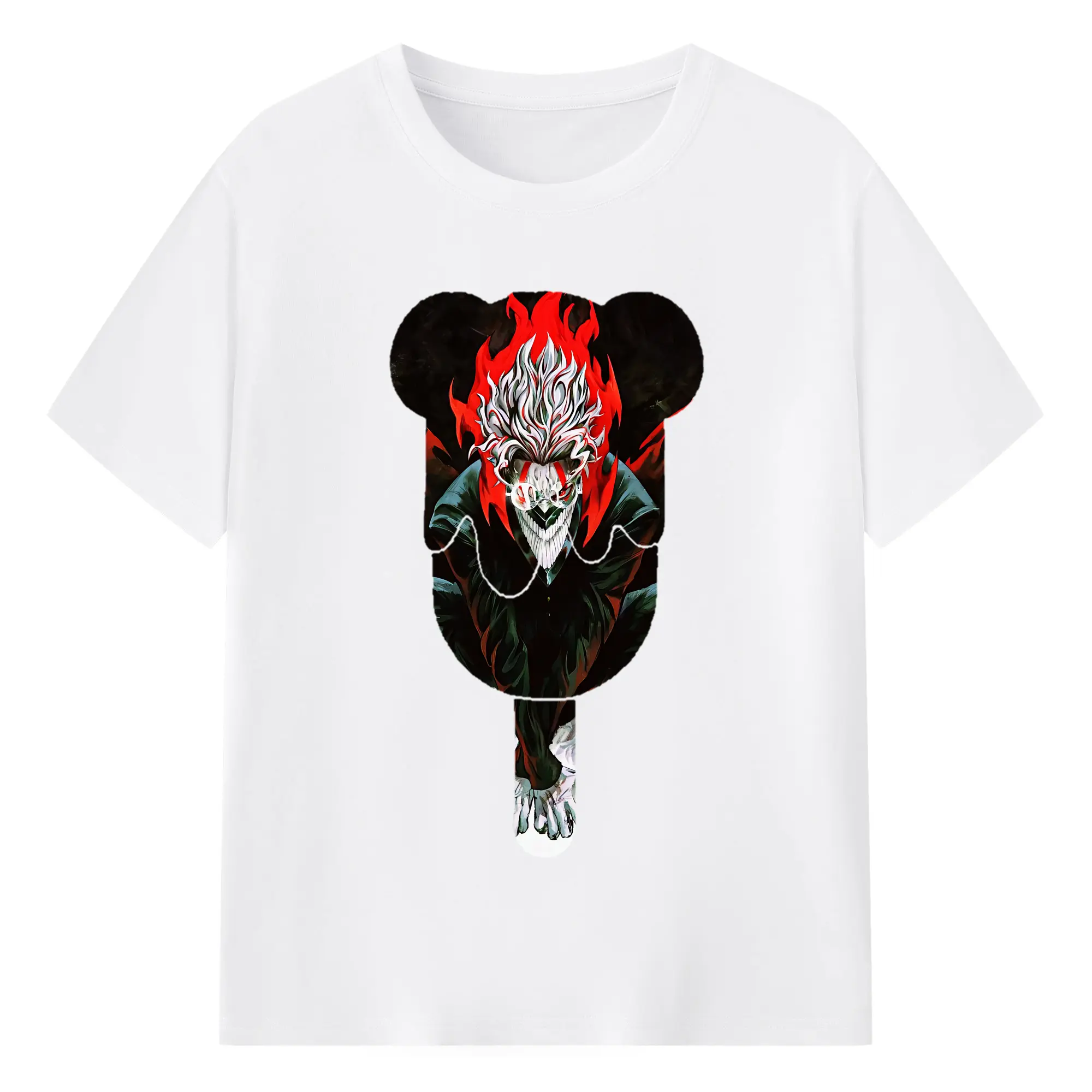 ダンダダン グッズ,オカルン - 綿100％ 半袖Tシャツ ・ フロントプリント ・ 快適 通気性 ・ 日常使い 散歩 スポーツ用