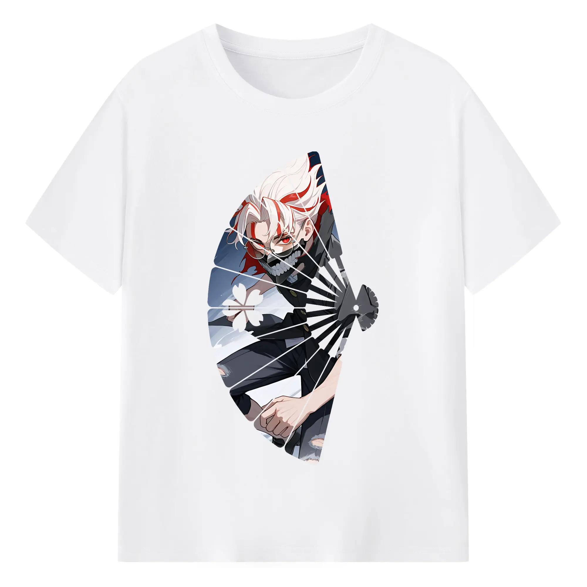 ダンダダン グッズ,オカルン - 綿100％ 半袖Tシャツ ・ フロントプリント ・ 快適 通気性 ・ 日常使い 散歩 スポーツ用