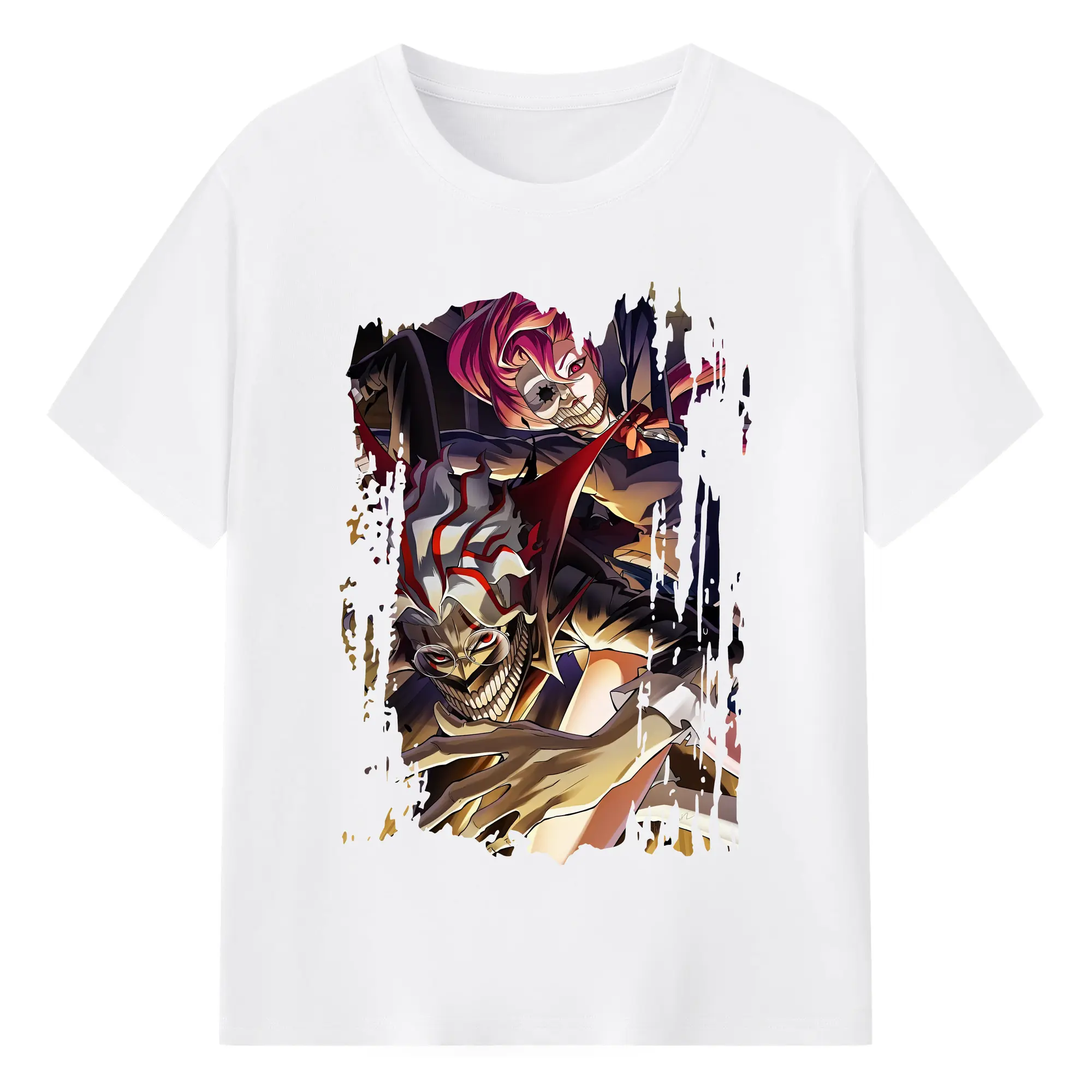 ダンダダン グッズ,オカルン - 綿100％ 半袖Tシャツ ・ フロントプリント ・ 快適 通気性 ・ 日常使い 散歩 スポーツ用