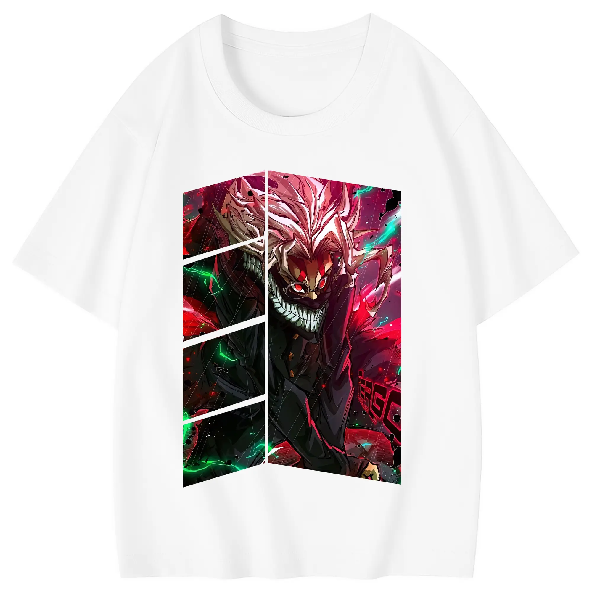 ダンダダン グッズ,オカルン - 綿100％ キッズTシャツ ・ フロントプリント ・ 快適 通気性 ・ スポーツ カジュアル 散歩用