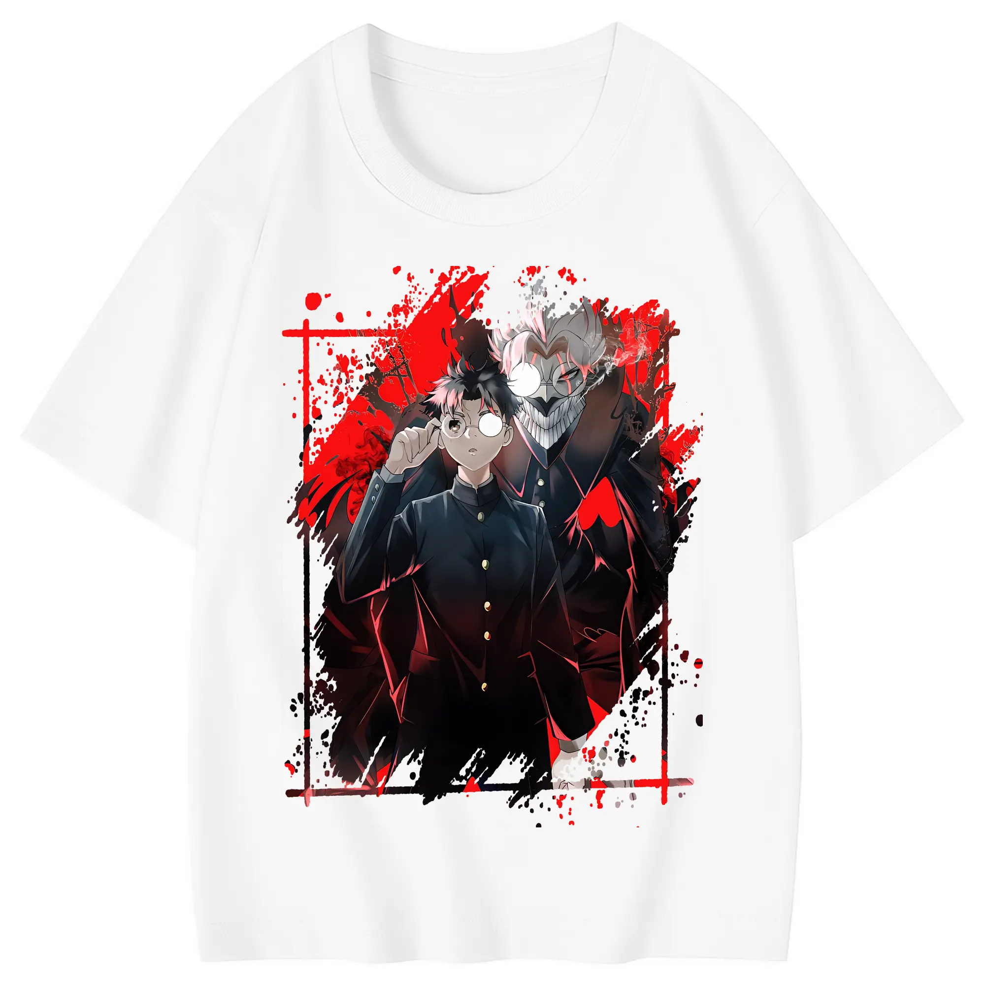 ダンダダン グッズ,オカルン - 綿100％ キッズTシャツ ・ フロントプリント ・ 快適 通気性 ・ スポーツ カジュアル 散歩用