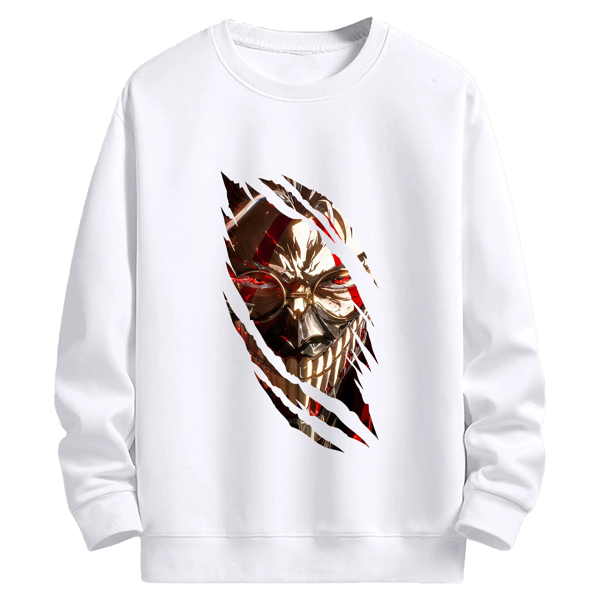 ダンダダン グッズ,オカルン - 高品質 クルーネック スウェット ・ コットン59％ ポリエステル41％ ・ ユニセックス 長袖 トレーナー ・ カジュアル デイリー スポーツ 散歩用