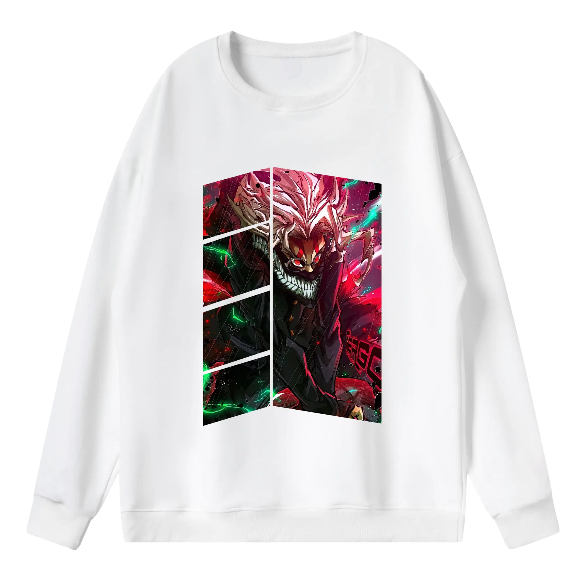 ダンダダン グッズ,オカルン - 薄手 クルーネック スウェット 裏毛260g · ポリエステル 春秋向け カジュアル 男女兼用 · トレーナー デイリー スポーツ 散歩に最適