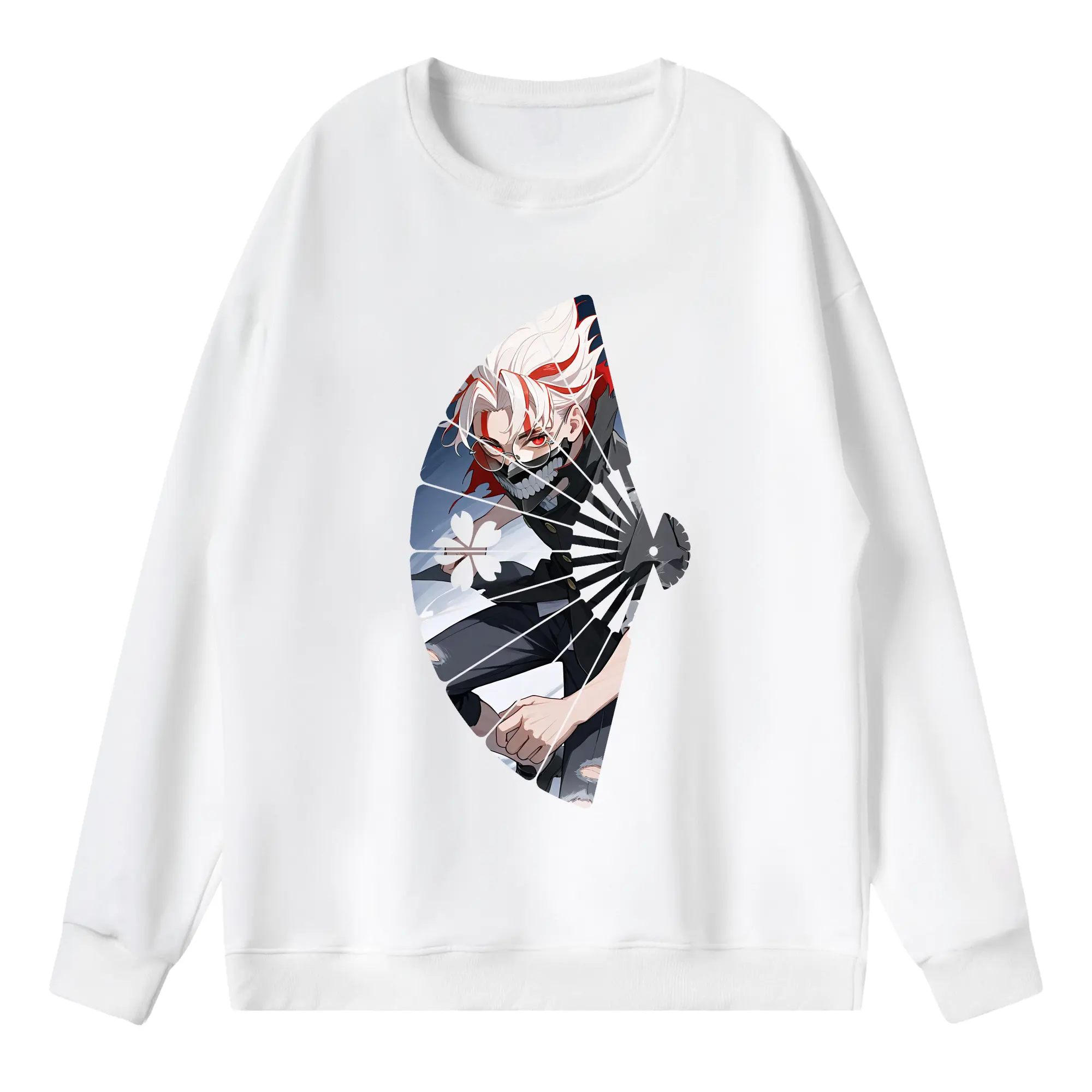 ダンダダン グッズ,オカルン - 薄手 クルーネック スウェット 裏毛260g · ポリエステル 春秋向け カジュアル 男女兼用 · トレーナー デイリー スポーツ 散歩に最適