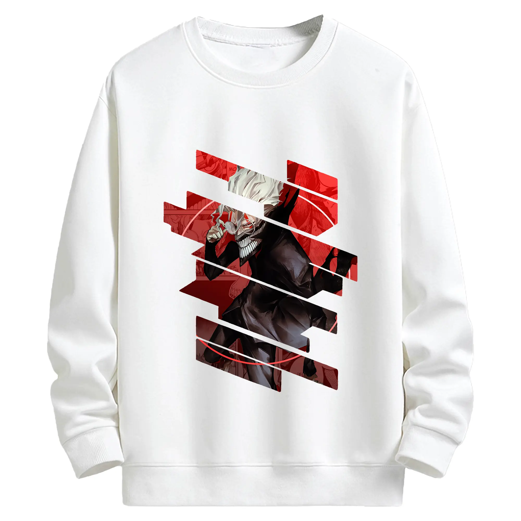 ダンダダン グッズ,オカルン - キッズ クルーネックスウェットシャツ ・ フロントプリント ・ 綿80％ ポリエステル20％ ・ 快適 通学 スポーツ 日常使い お散歩用