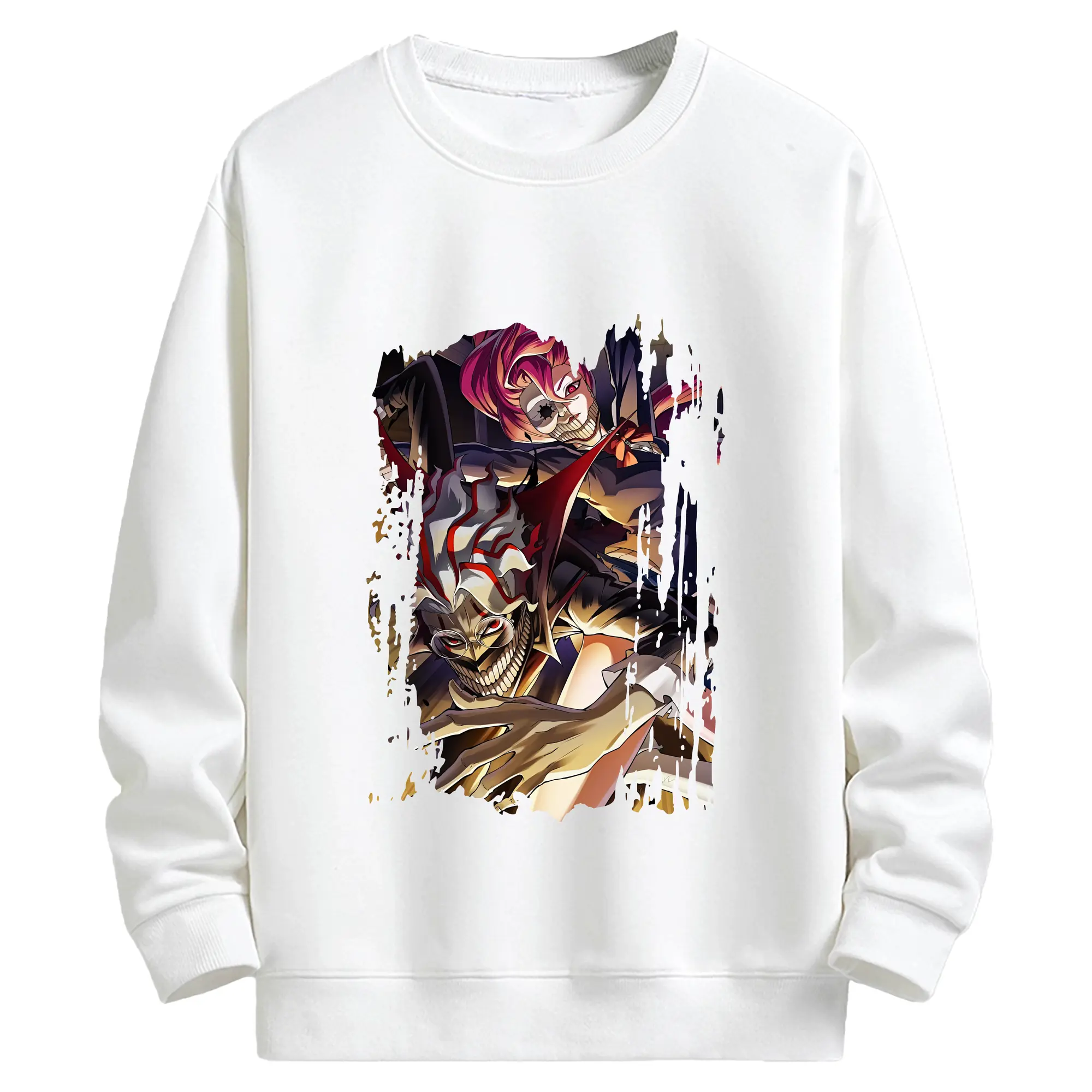 ダンダダン グッズ,オカルン - キッズ クルーネックスウェットシャツ ・ フロントプリント ・ 綿80％ ポリエステル20％ ・ 快適 通学 スポーツ 日常使い お散歩用