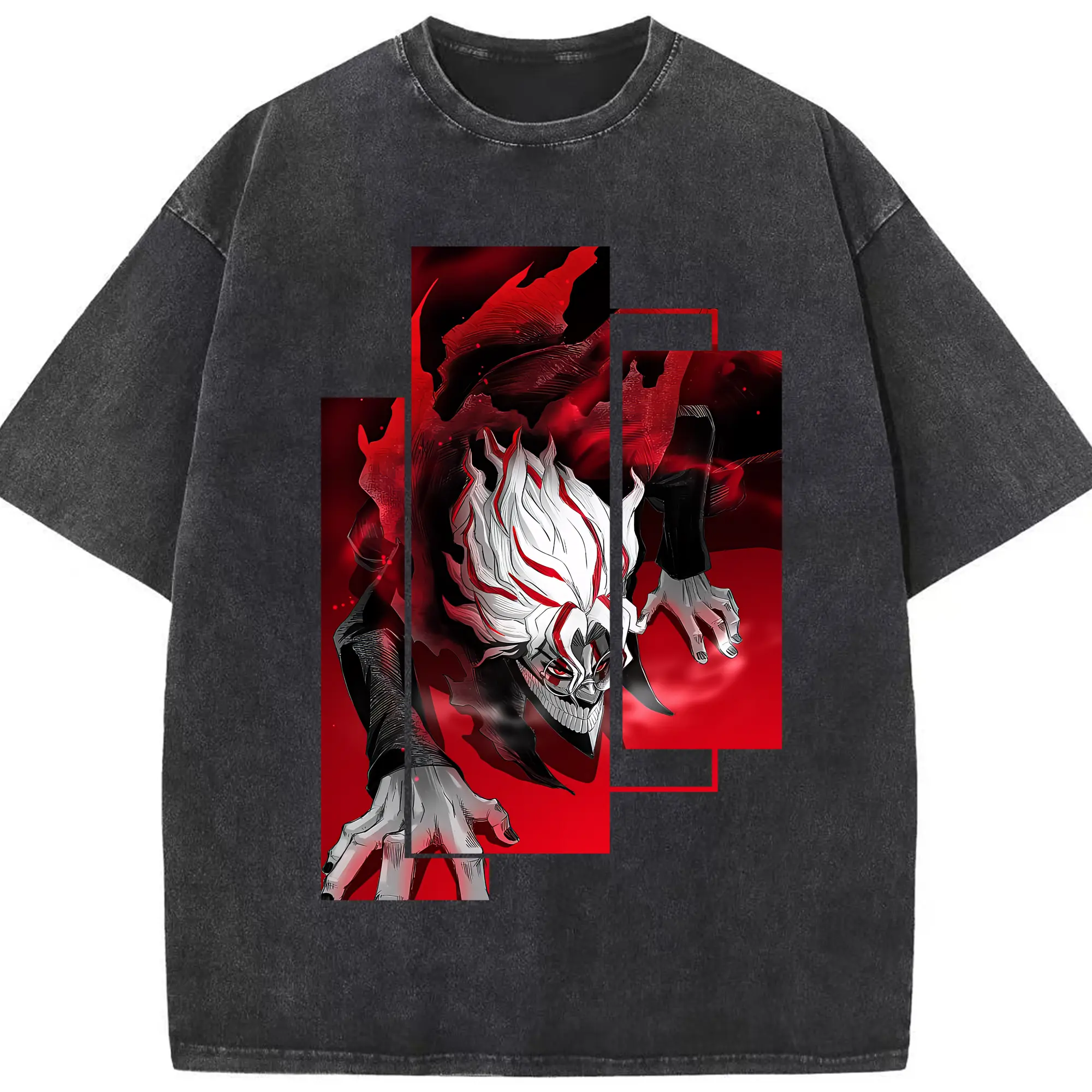 ダンダダン グッズ,オカルン - 綿100％ ヴィンテージ風 半袖Tシャツ ・ フロントプリント ・ 柔らか肌触り ・ 通気性 快適 ・ スポーツ カジュアル 外出用