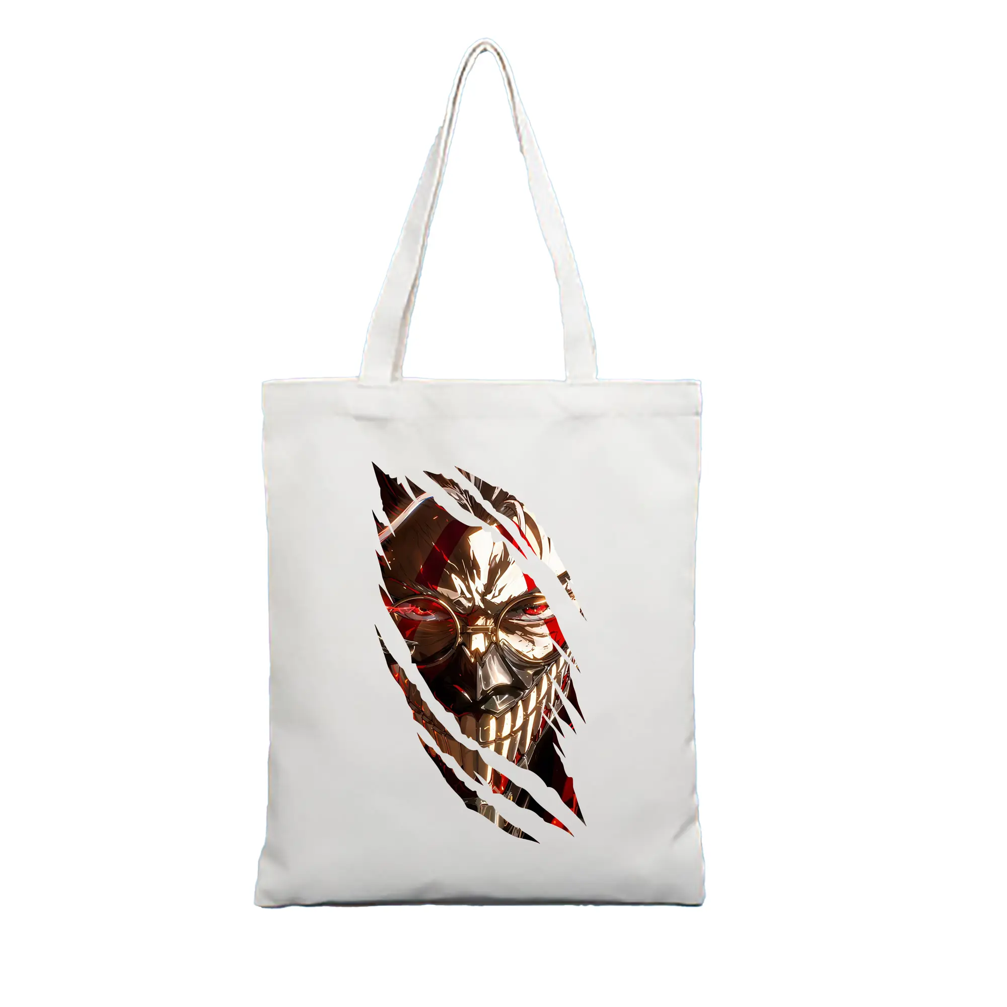 ダンダダン グッズ,オカルン - 縦型キャンバス手提げバッグ（トートバッグ） ・ キャンバス素材 ・ ショッピング用 ・ 軽量 丈夫 お手入れ簡単