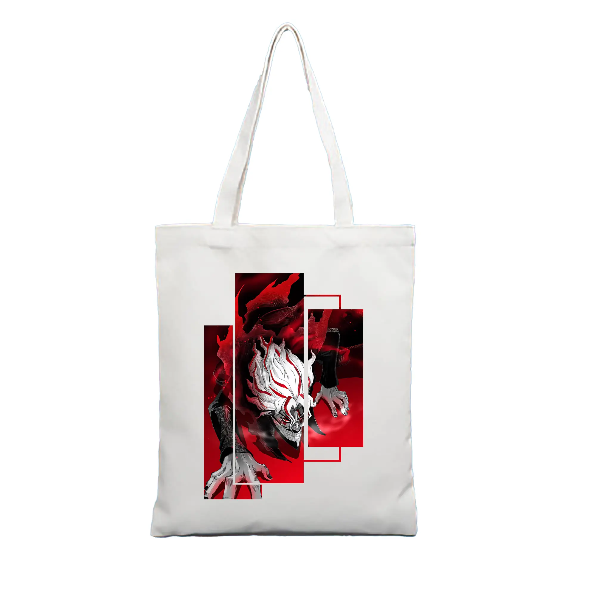 ダンダダン グッズ,オカルン - 縦型キャンバス手提げバッグ（トートバッグ） ・ キャンバス素材 ・ ショッピング用 ・ 軽量 丈夫 お手入れ簡単