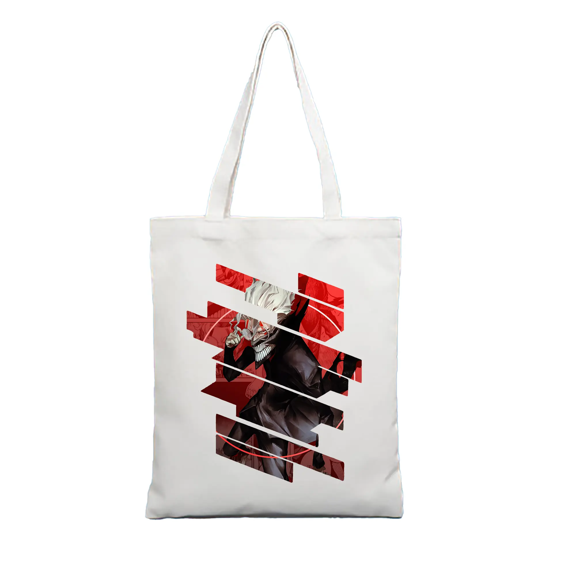 ダンダダン グッズ,オカルン - 縦型キャンバス手提げバッグ（トートバッグ） ・ キャンバス素材 ・ ショッピング用 ・ 軽量 丈夫 お手入れ簡単