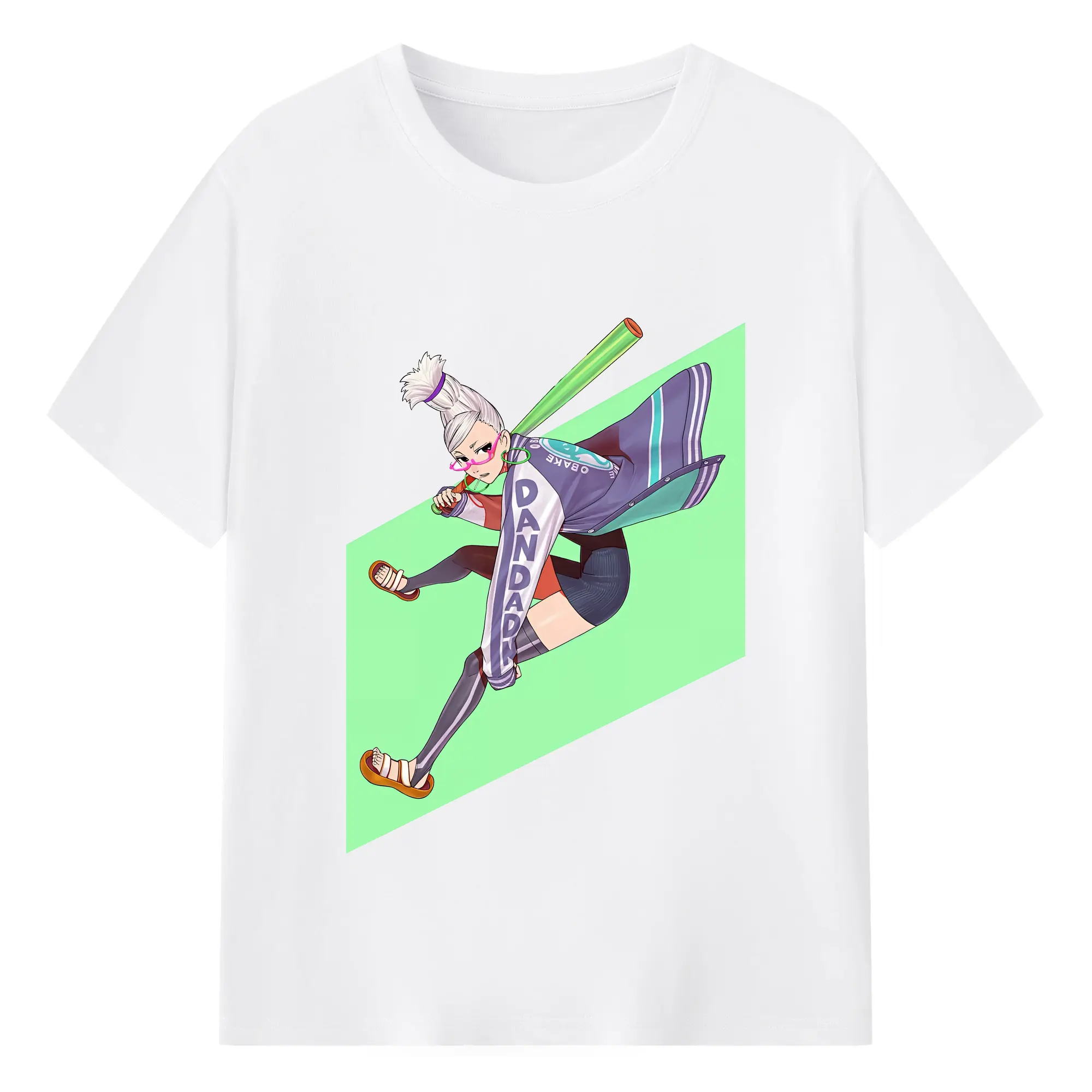 ダンダダン グッズ,綾瀬星子 - 綿100％ 半袖Tシャツ ・ フロントプリント ・ 快適 通気性 ・ 日常使い 散歩 スポーツ用