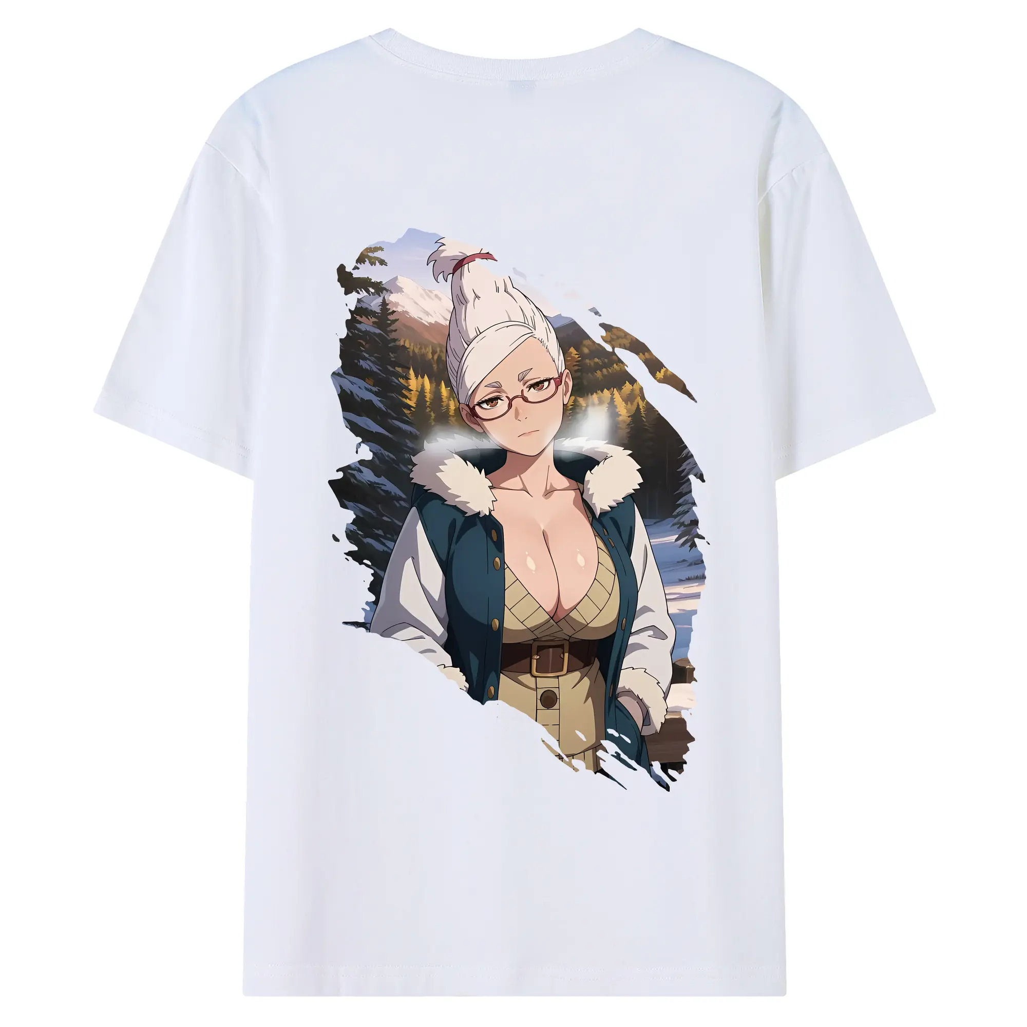 ダンダダン グッズ,綾瀬星子 - 綿100％ 半袖Tシャツ ・ バックプリント ・ 快適 通気性 ・ 日常使い 散歩 スポーツ用