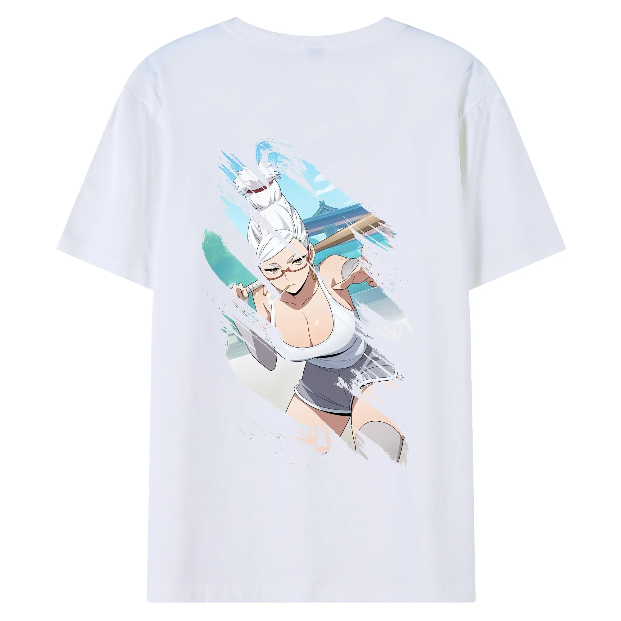 ダンダダン グッズ,綾瀬星子 - 綿100％ 半袖Tシャツ ・ バックプリント ・ 快適 通気性 ・ 日常使い 散歩 スポーツ用