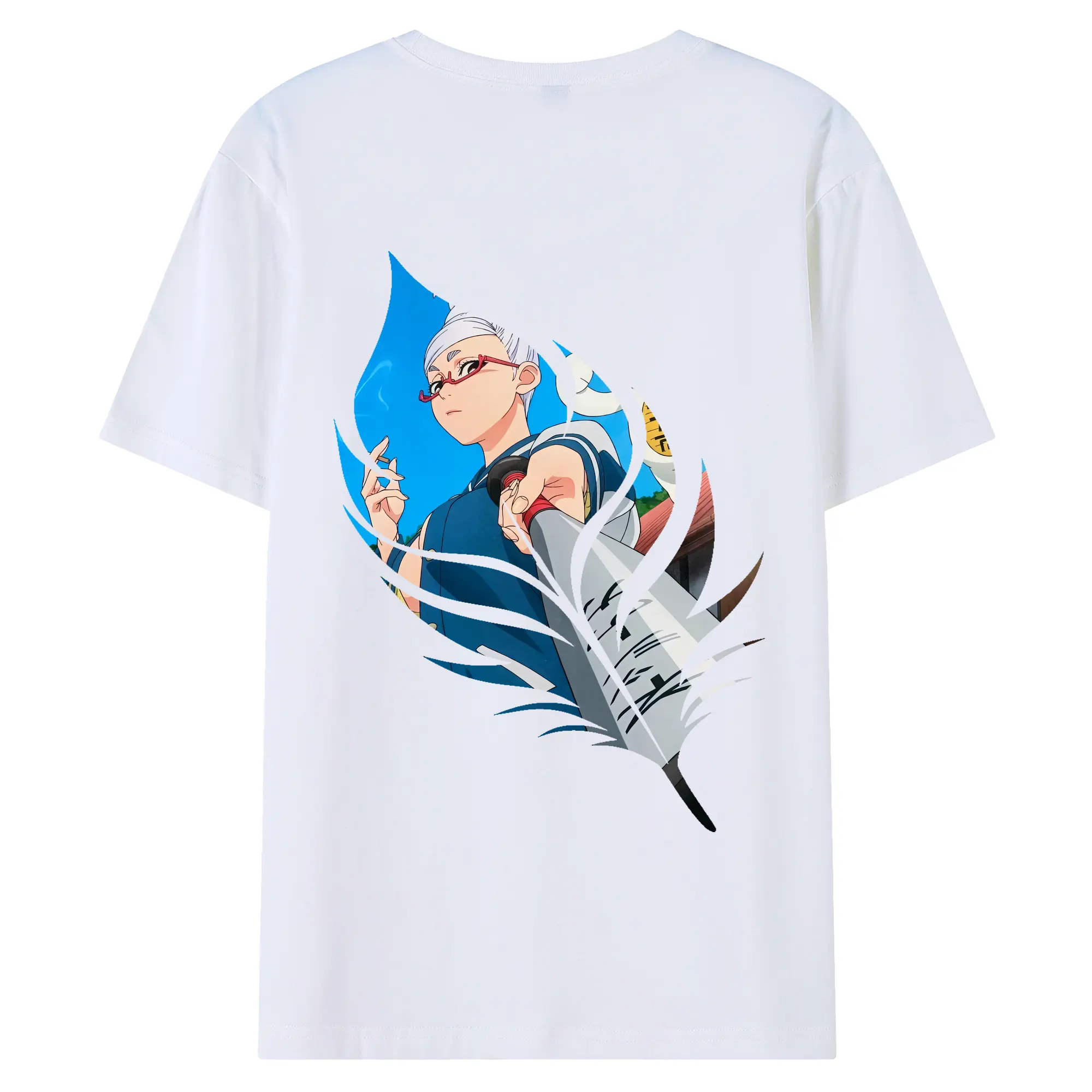 ダンダダン グッズ,綾瀬星子 - 綿100％ 半袖Tシャツ ・ バックプリント ・ 快適 通気性 ・ 日常使い 散歩 スポーツ用