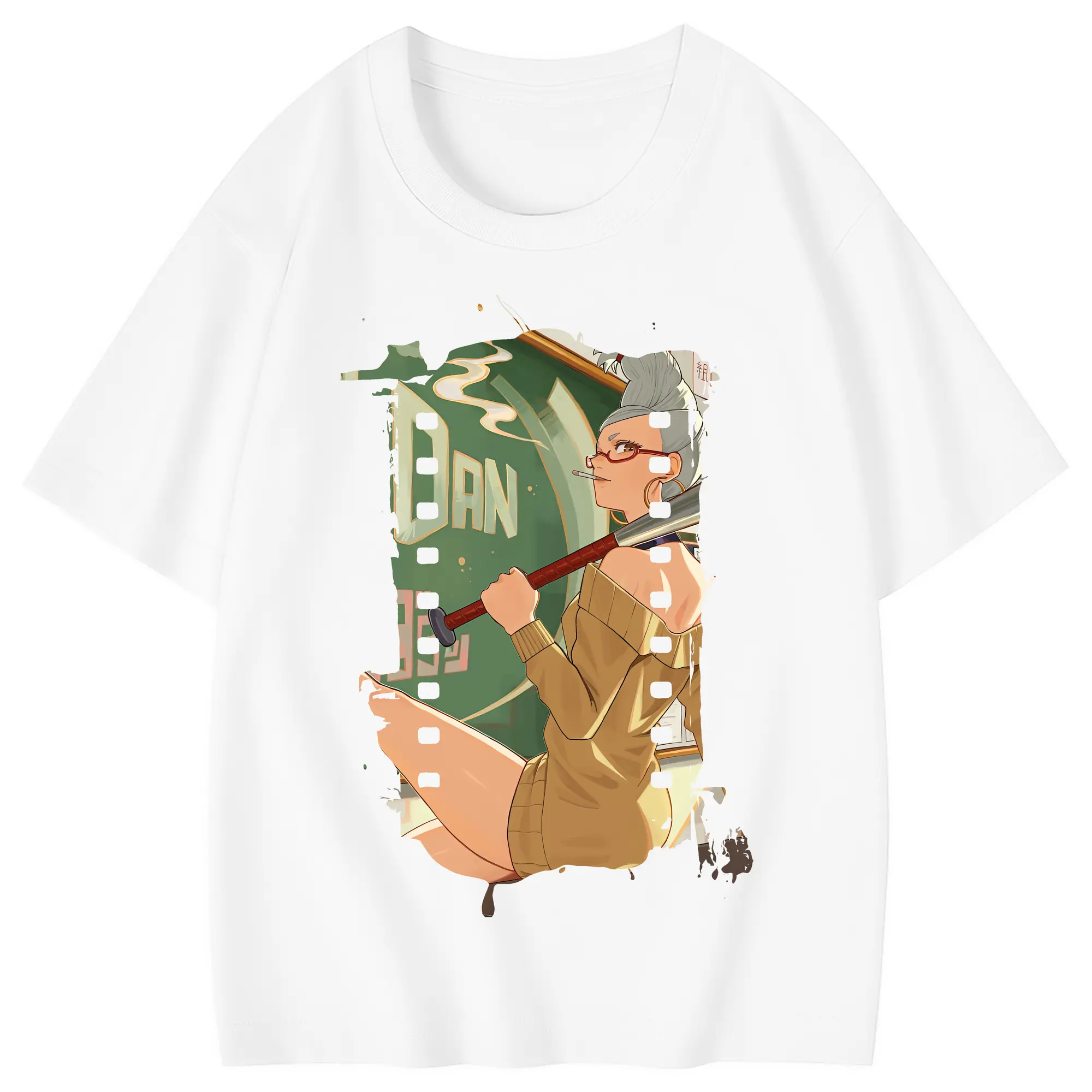 ダンダダン グッズ,綾瀬星子 - 綿100％ キッズTシャツ ・ フロントプリント ・ 快適 通気性 ・ スポーツ カジュアル 散歩用