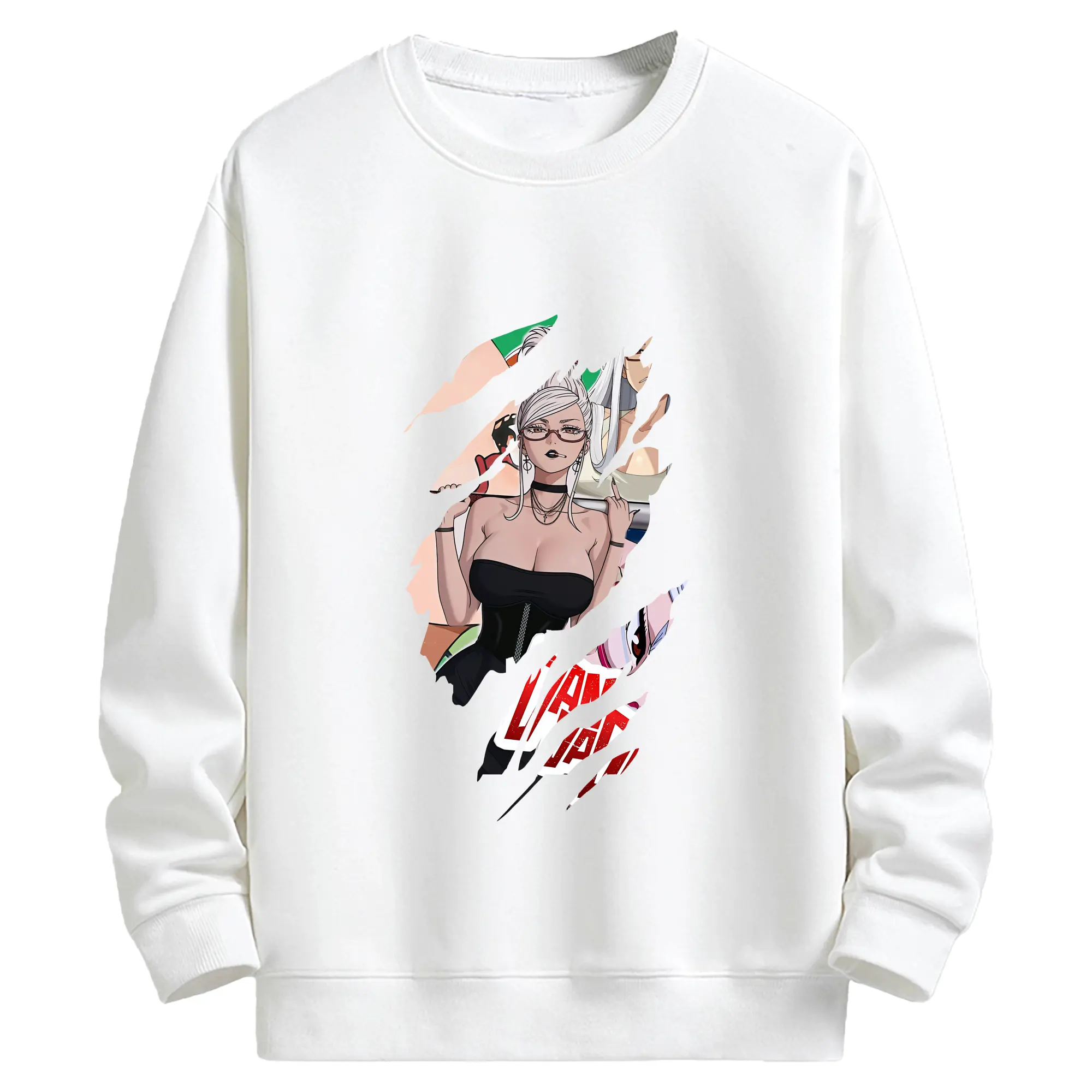 ダンダダン グッズ,綾瀬星子 - キッズ クルーネックスウェットシャツ ・ フロントプリント ・ 綿80％ ポリエステル20％ ・ 快適 通学 スポーツ 日常使い お散歩用