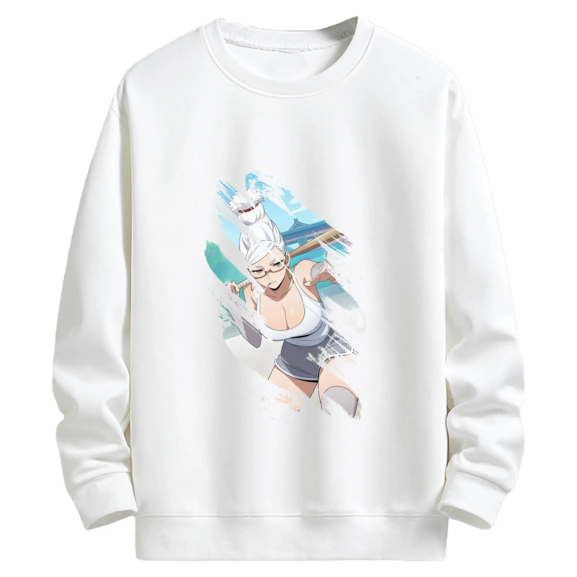 ダンダダン グッズ,綾瀬星子 - キッズ クルーネックスウェットシャツ ・ フロントプリント ・ 綿80％ ポリエステル20％ ・ 快適 通学 スポーツ 日常使い お散歩用