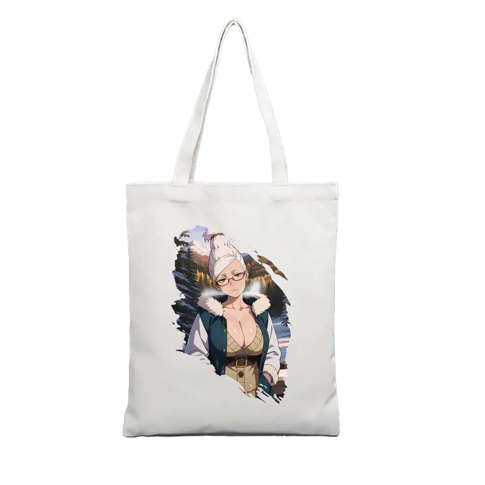 ダンダダン グッズ,綾瀬星子 - 縦型キャンバス手提げバッグ（トートバッグ） ・ キャンバス素材 ・ ショッピング用 ・ 軽量 丈夫 お手入れ簡単