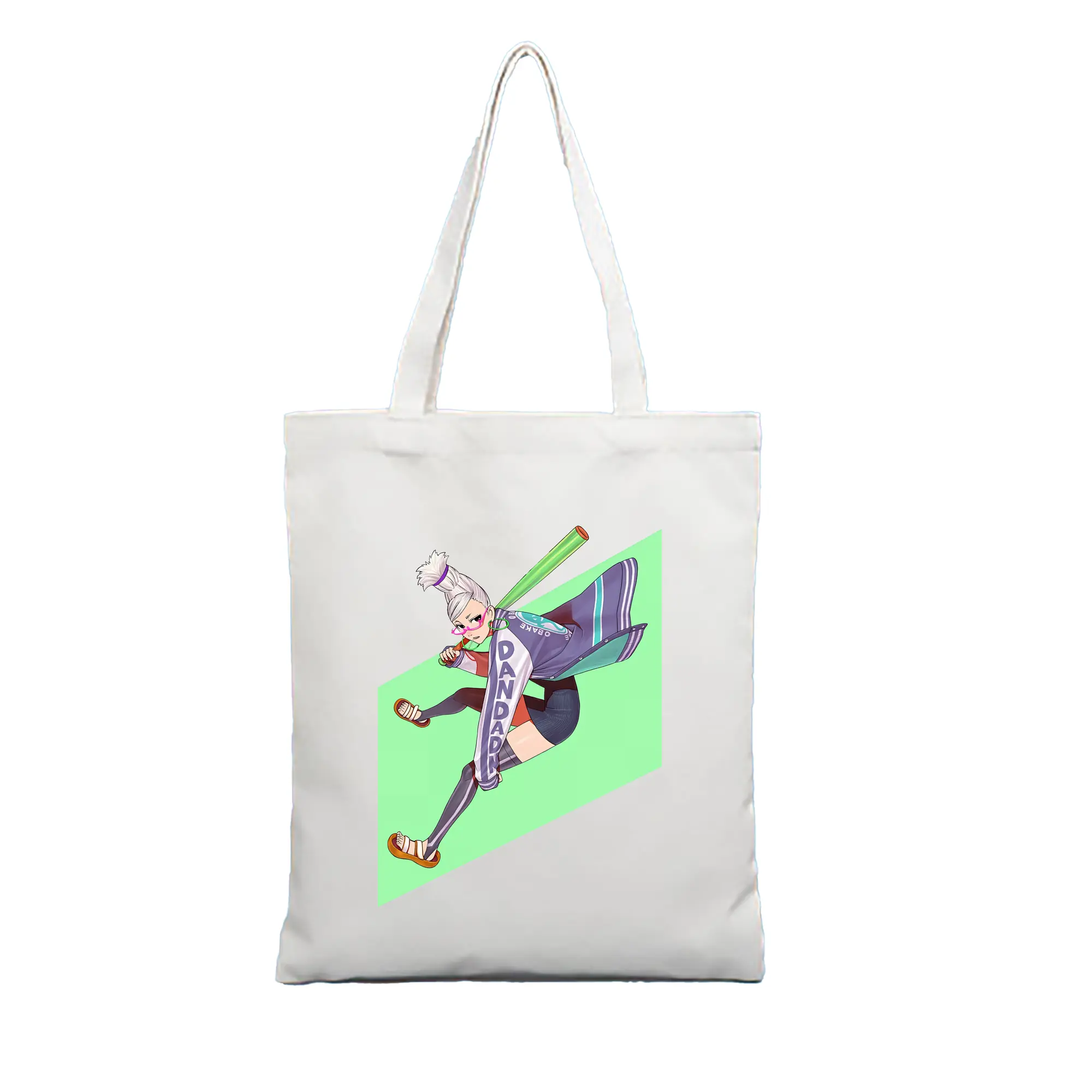 ダンダダン グッズ,綾瀬星子 - 縦型キャンバス手提げバッグ（トートバッグ） ・ キャンバス素材 ・ ショッピング用 ・ 軽量 丈夫 お手入れ簡単