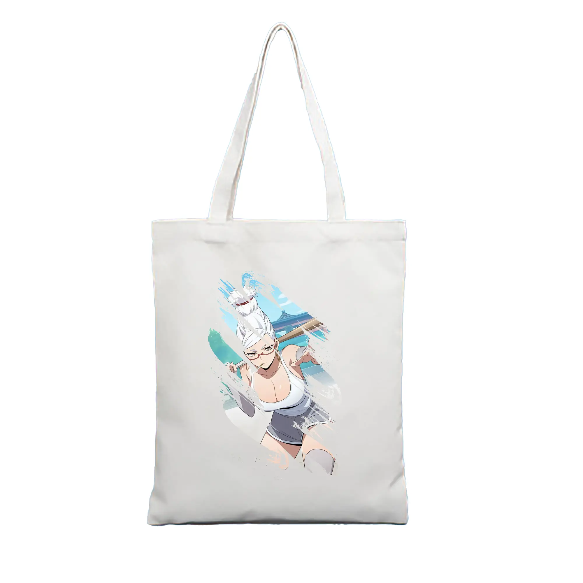 ダンダダン グッズ,綾瀬星子 - 縦型キャンバス手提げバッグ（トートバッグ） ・ キャンバス素材 ・ ショッピング用 ・ 軽量 丈夫 お手入れ簡単