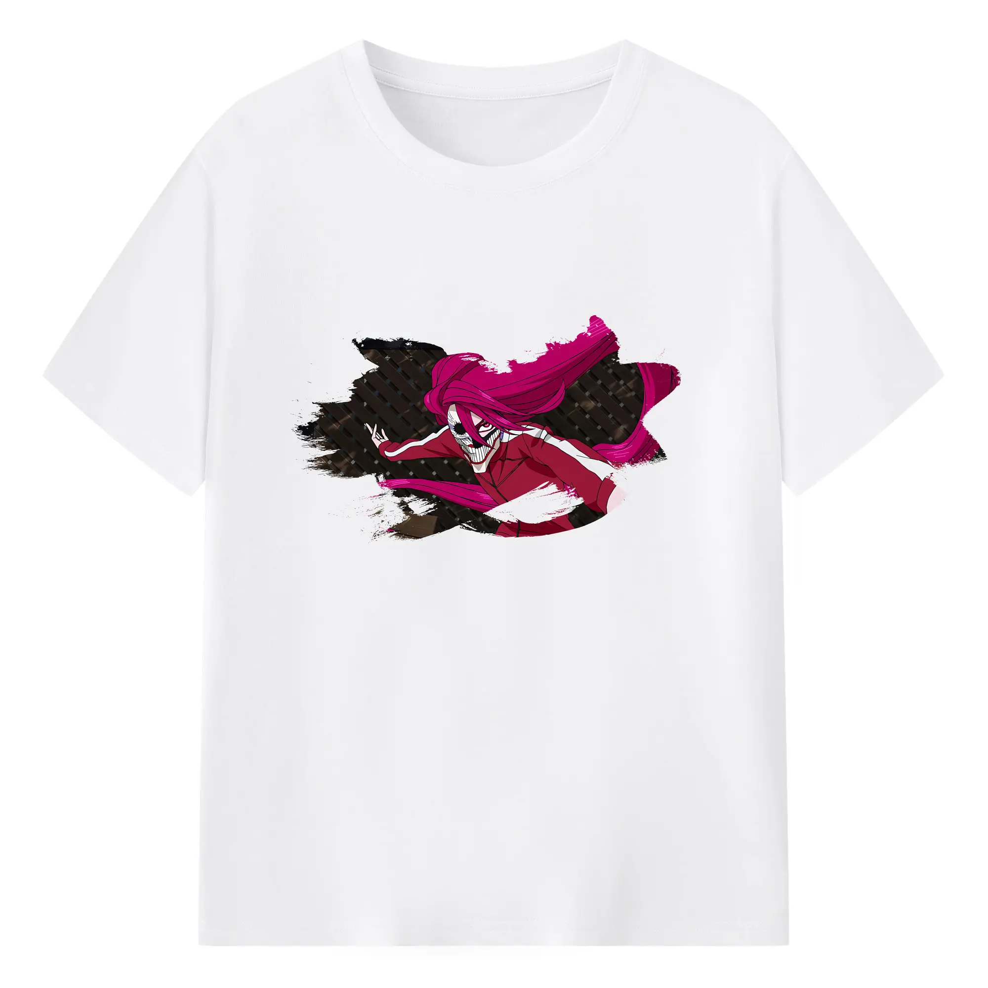 ダンダダン グッズ,白鳥愛羅 - 綿100％ 半袖Tシャツ ・ フロントプリント ・ 快適 通気性 ・ 日常使い 散歩 スポーツ用