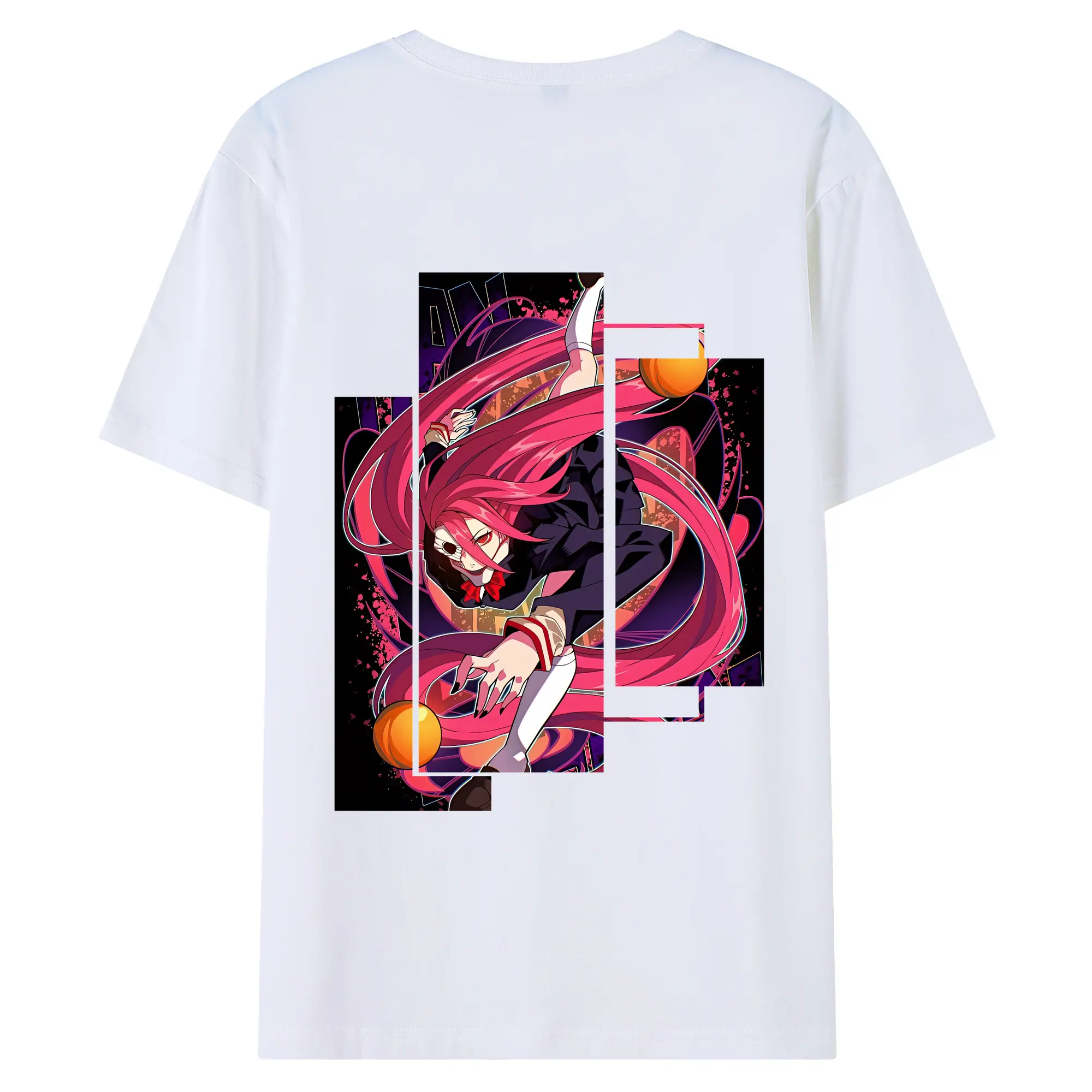 ダンダダン グッズ,白鳥愛羅 - 綿100％ 半袖Tシャツ ・ バックプリント ・ 快適 通気性 ・ 日常使い 散歩 スポーツ用