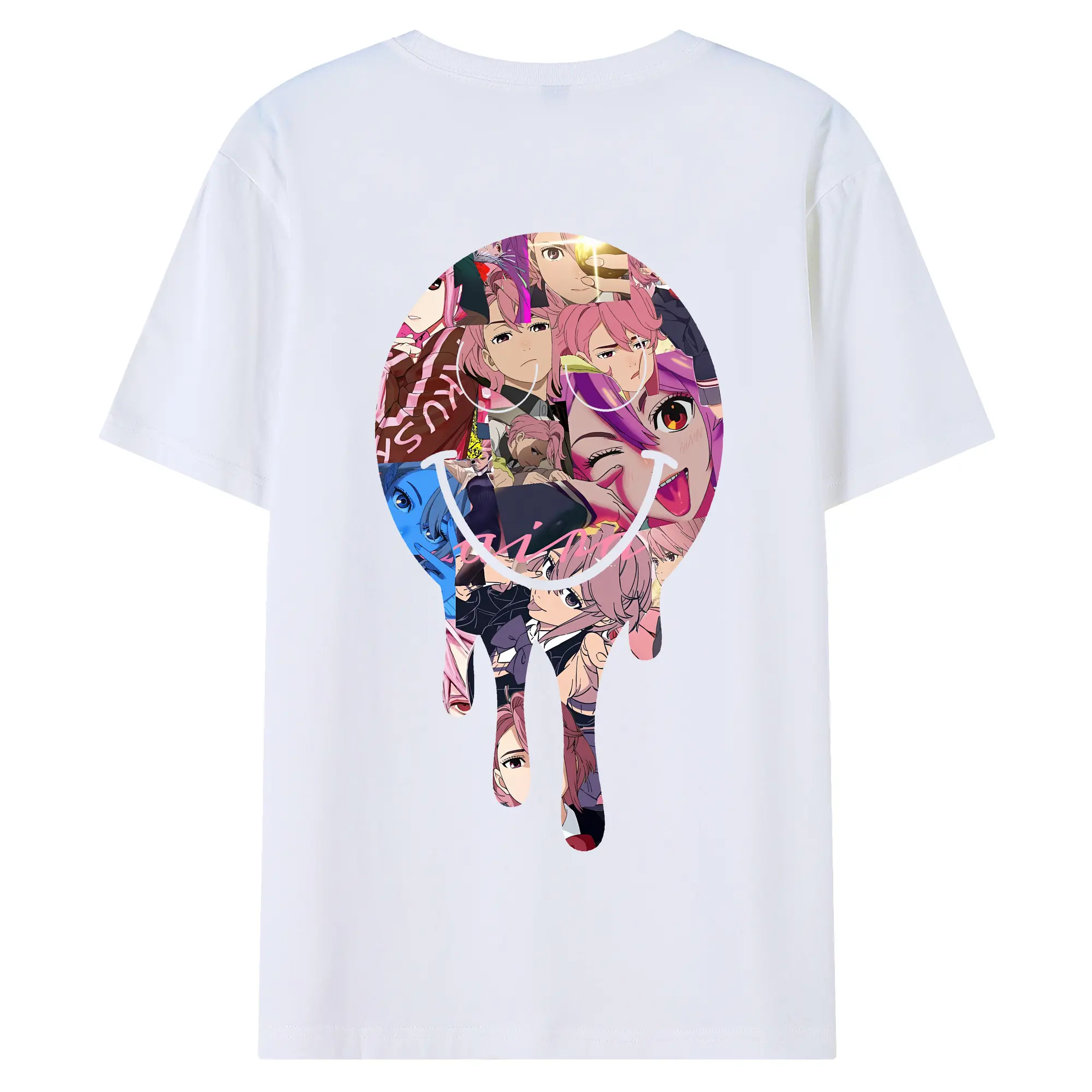 ダンダダン グッズ,白鳥愛羅 - 綿100％ 半袖Tシャツ ・ バックプリント ・ 快適 通気性 ・ 日常使い 散歩 スポーツ用