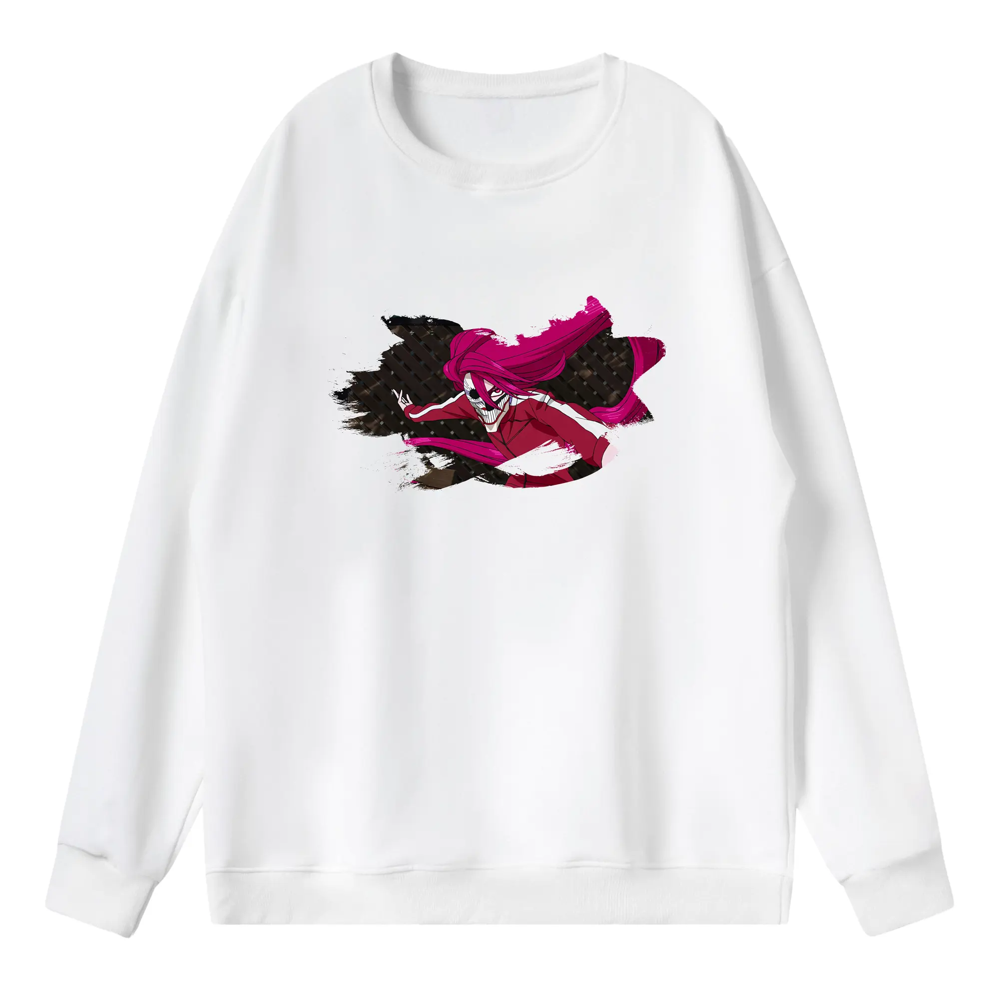 ダンダダン グッズ,白鳥愛羅 - 薄手 クルーネック スウェット 裏毛260g · ポリエステル 春秋向け カジュアル 男女兼用 · トレーナー デイリー スポーツ 散歩に最適