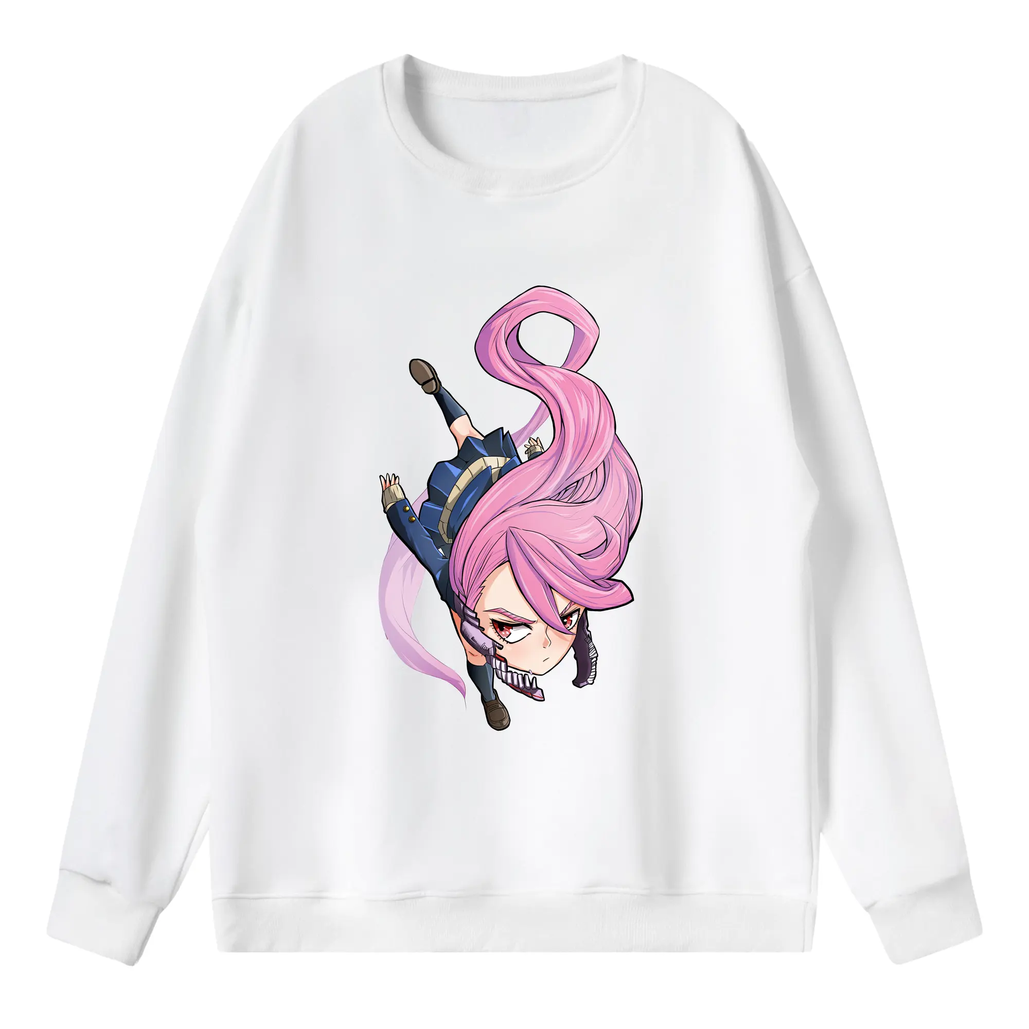 ダンダダン グッズ,白鳥愛羅 - 薄手 クルーネック スウェット 裏毛260g · ポリエステル 春秋向け カジュアル 男女兼用 · トレーナー デイリー スポーツ 散歩に最適