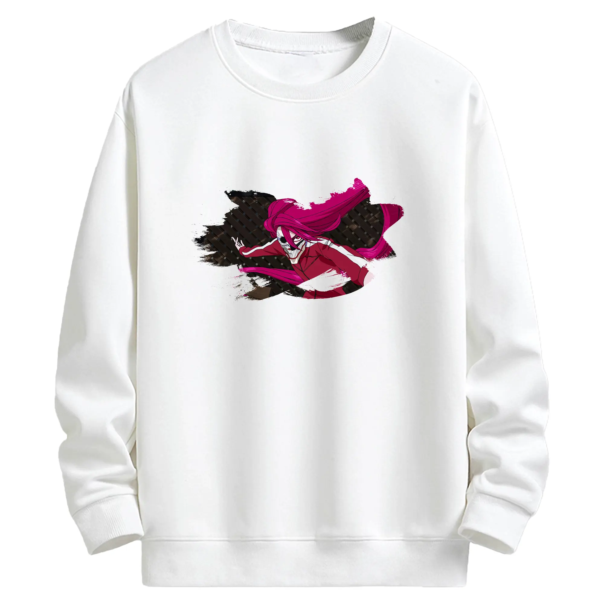 ダンダダン グッズ,白鳥愛羅 - キッズ クルーネックスウェットシャツ ・ フロントプリント ・ 綿80％ ポリエステル20％ ・ 快適 通学 スポーツ 日常使い お散歩用