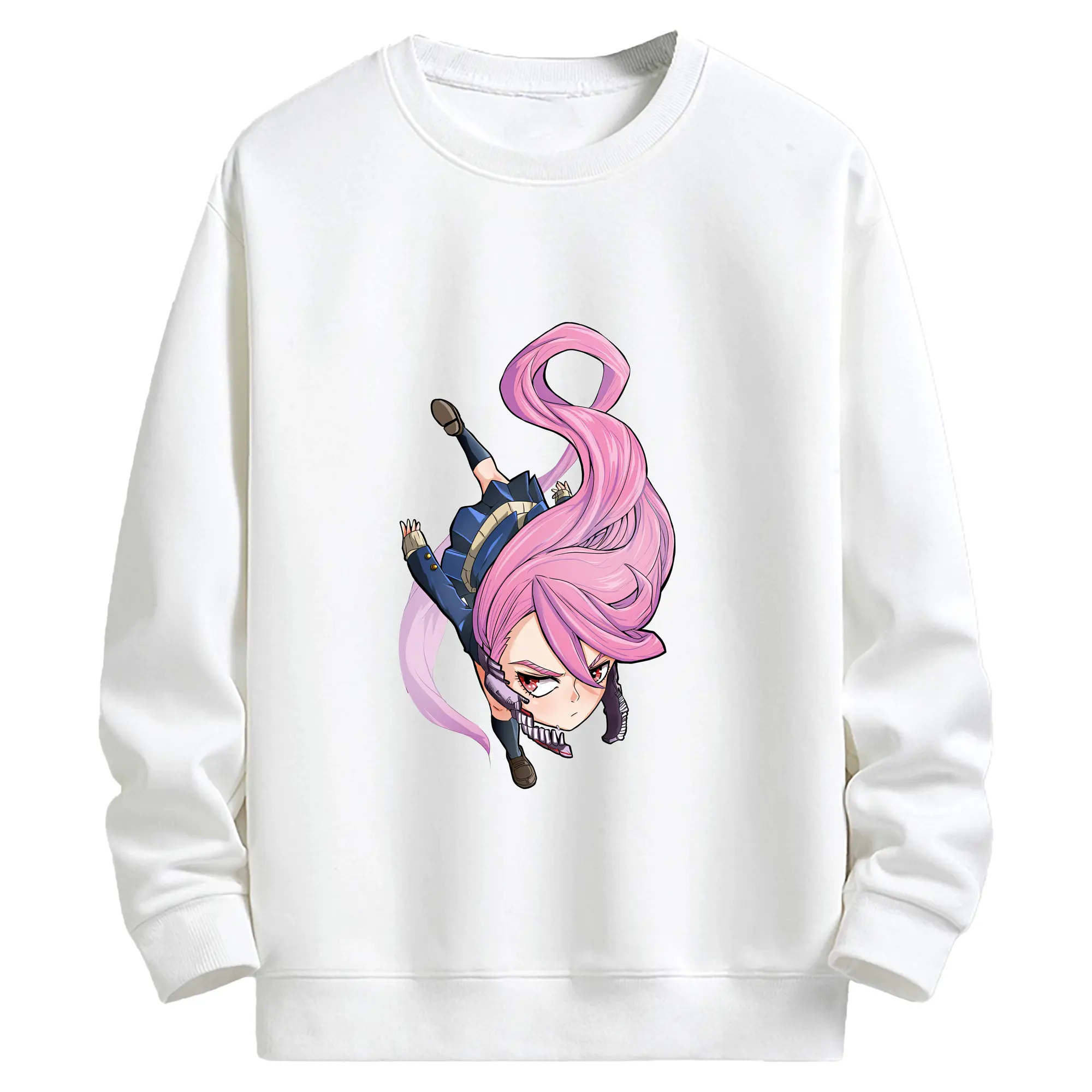 ダンダダン グッズ,白鳥愛羅 - キッズ クルーネックスウェットシャツ ・ フロントプリント ・ 綿80％ ポリエステル20％ ・ 快適 通学 スポーツ 日常使い お散歩用