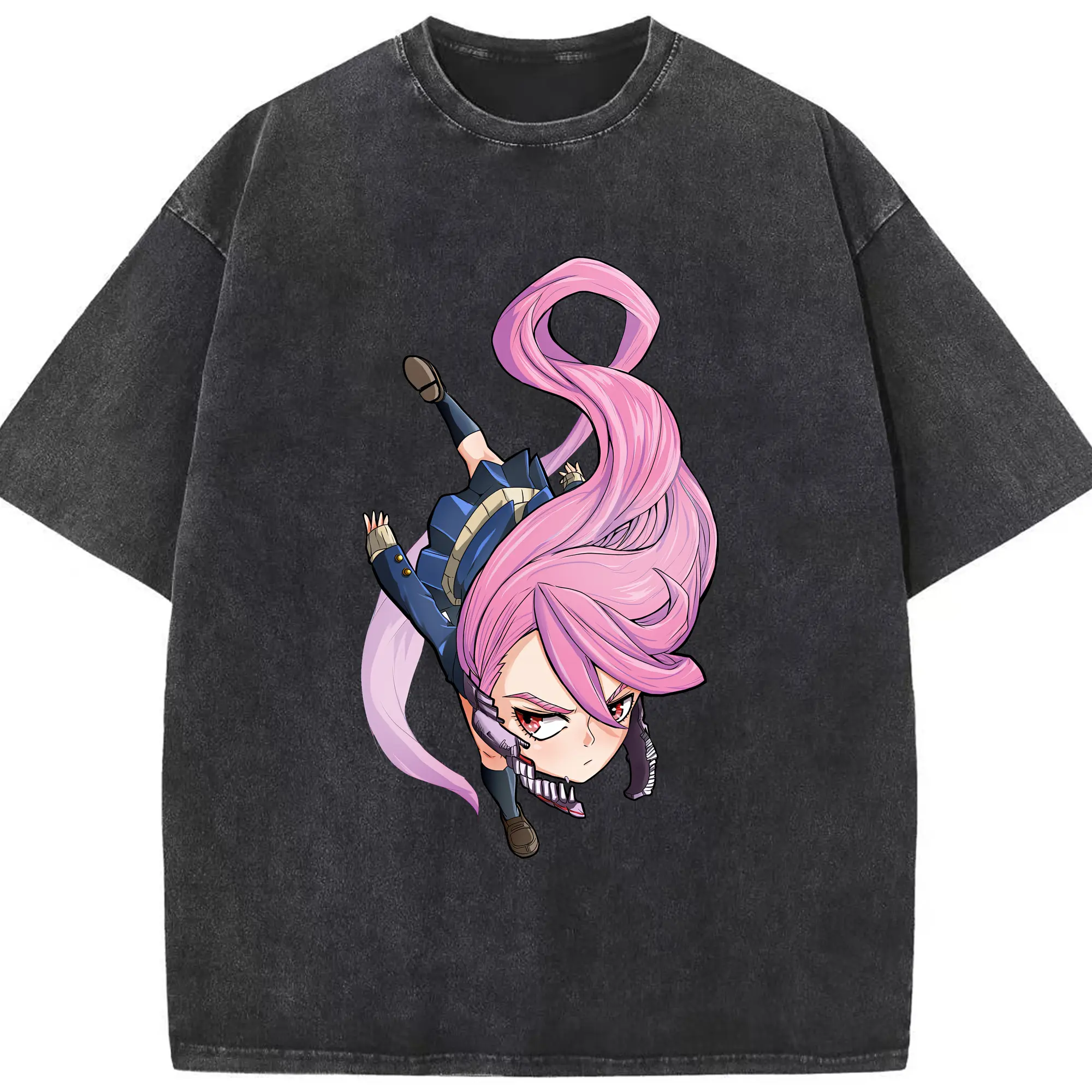 ダンダダン グッズ,白鳥愛羅 - 綿100％ ヴィンテージ風 半袖Tシャツ ・ フロントプリント ・ 柔らか肌触り ・ 通気性 快適 ・ スポーツ カジュアル 外出用