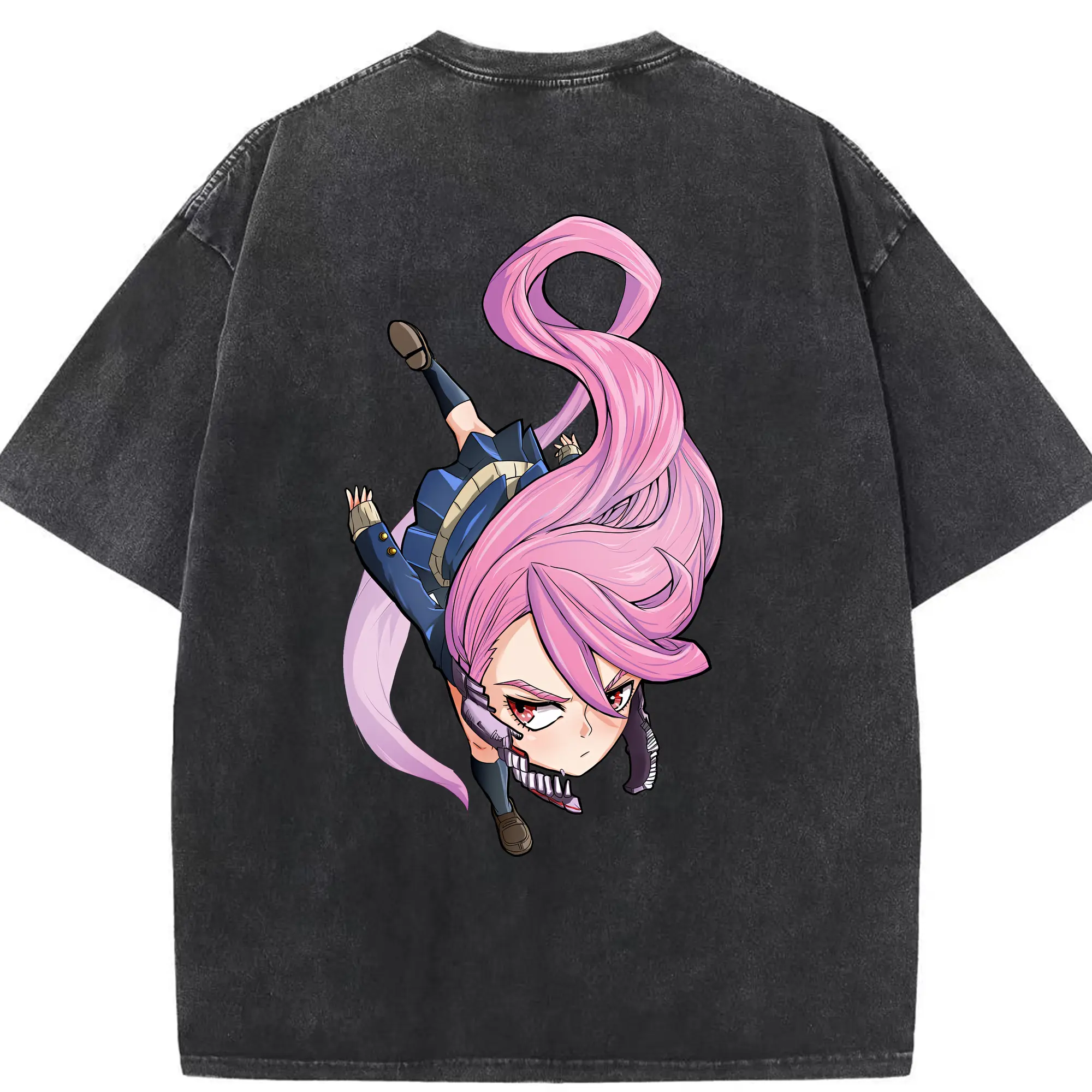 ダンダダン グッズ,白鳥愛羅 - 綿100％ ヴィンテージ風 半袖Tシャツ ・ 背面プリント ・ 柔らか肌触り ・ 通気性 快適 ・ スポーツ カジュアル 外出用