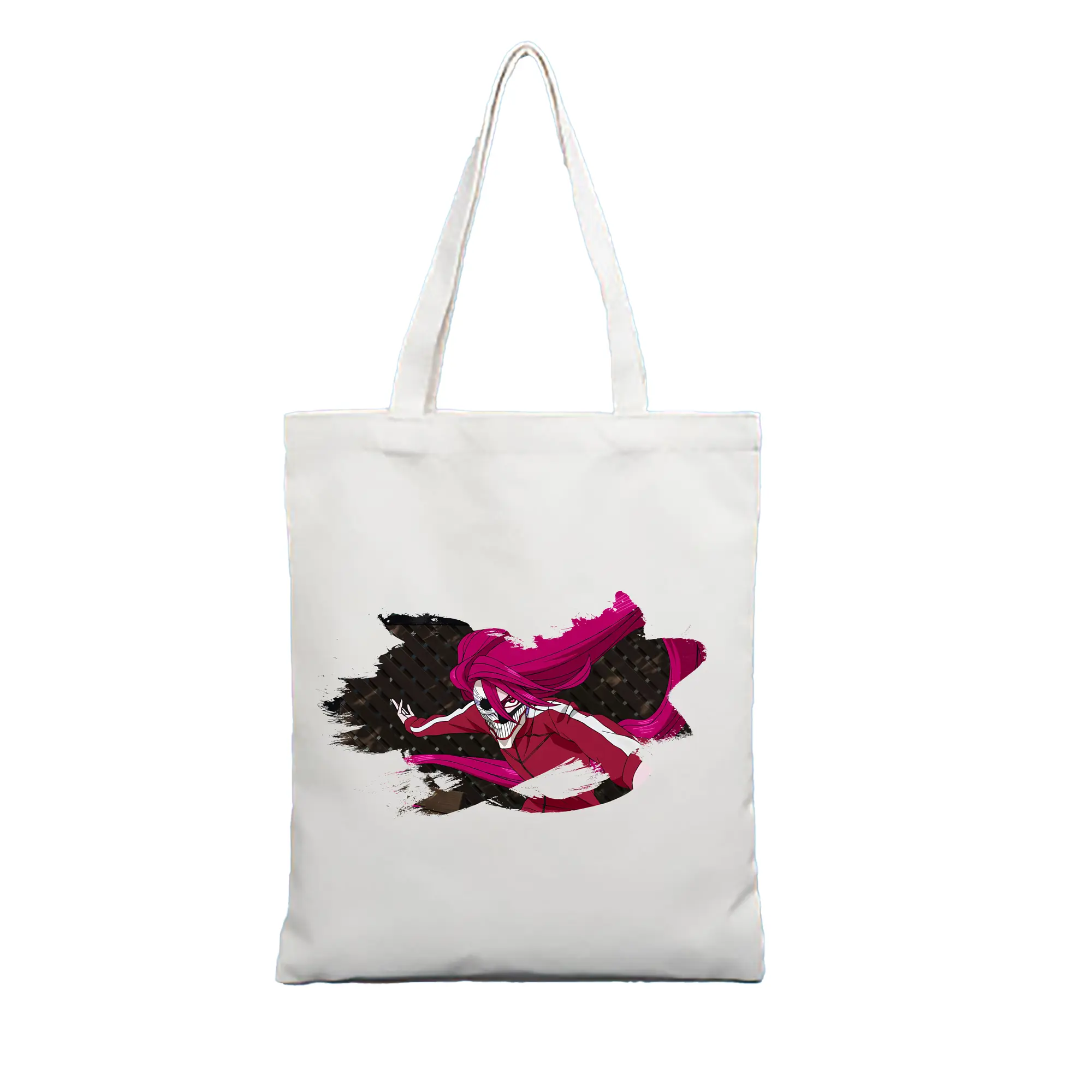 ダンダダン グッズ,白鳥愛羅 - 縦型キャンバス手提げバッグ（トートバッグ） ・ キャンバス素材 ・ ショッピング用 ・ 軽量 丈夫 お手入れ簡単