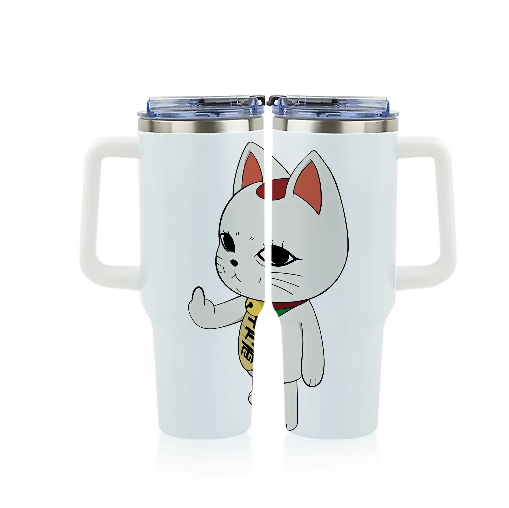 ダンダダン グッズ,ターボババア - 1200mL フルプリント車用タンブラー ・ 304ステンレス 内側 ・ 201ステンレス 外側 ・ 保温 保冷 ・ 通勤 ドライブ アウトドア用