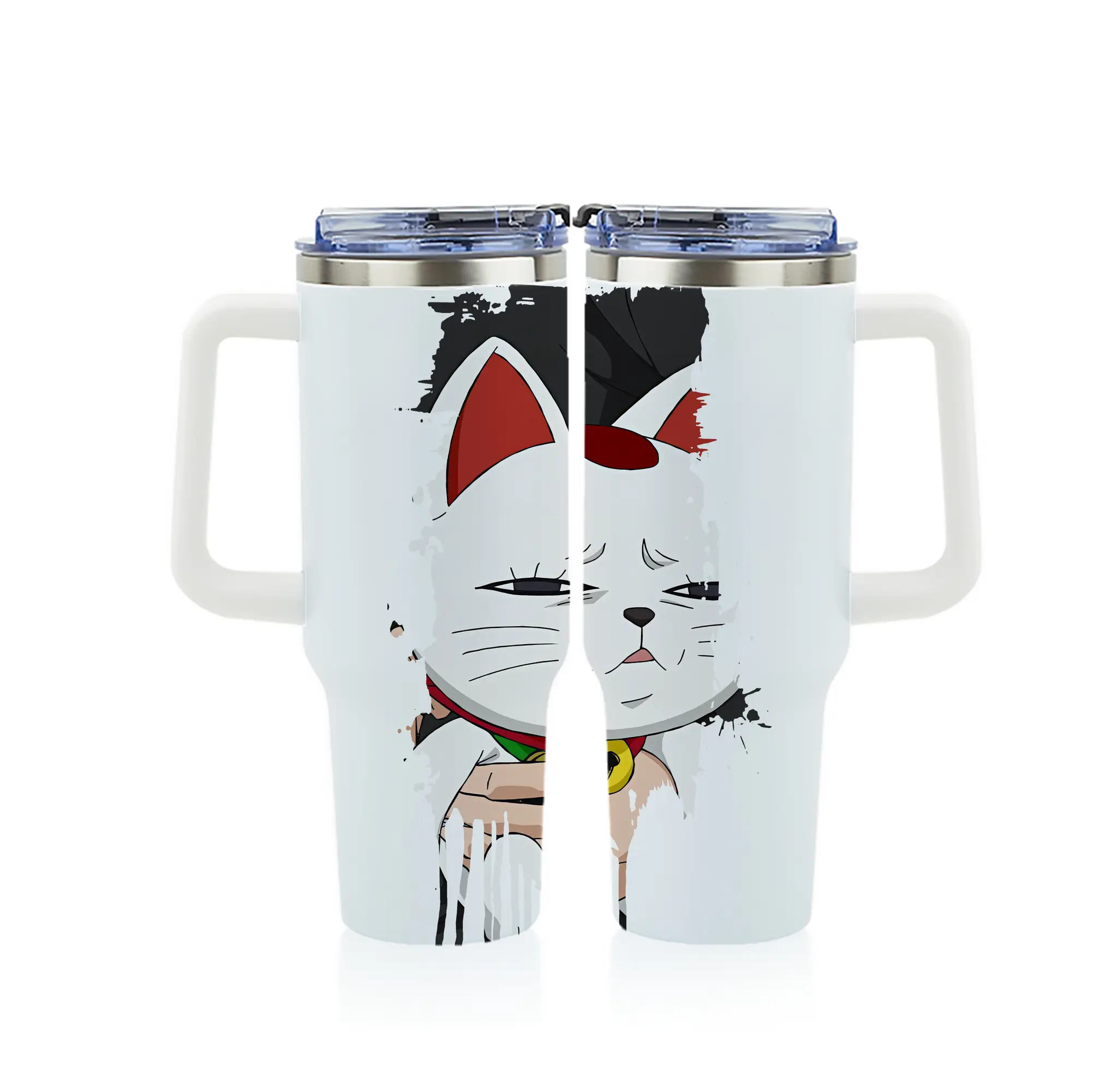 ダンダダン グッズ,ターボババア - 1200mL フルプリント車用タンブラー ・ 304ステンレス 内側 ・ 201ステンレス 外側 ・ 保温 保冷 ・ 通勤 ドライブ アウトドア用