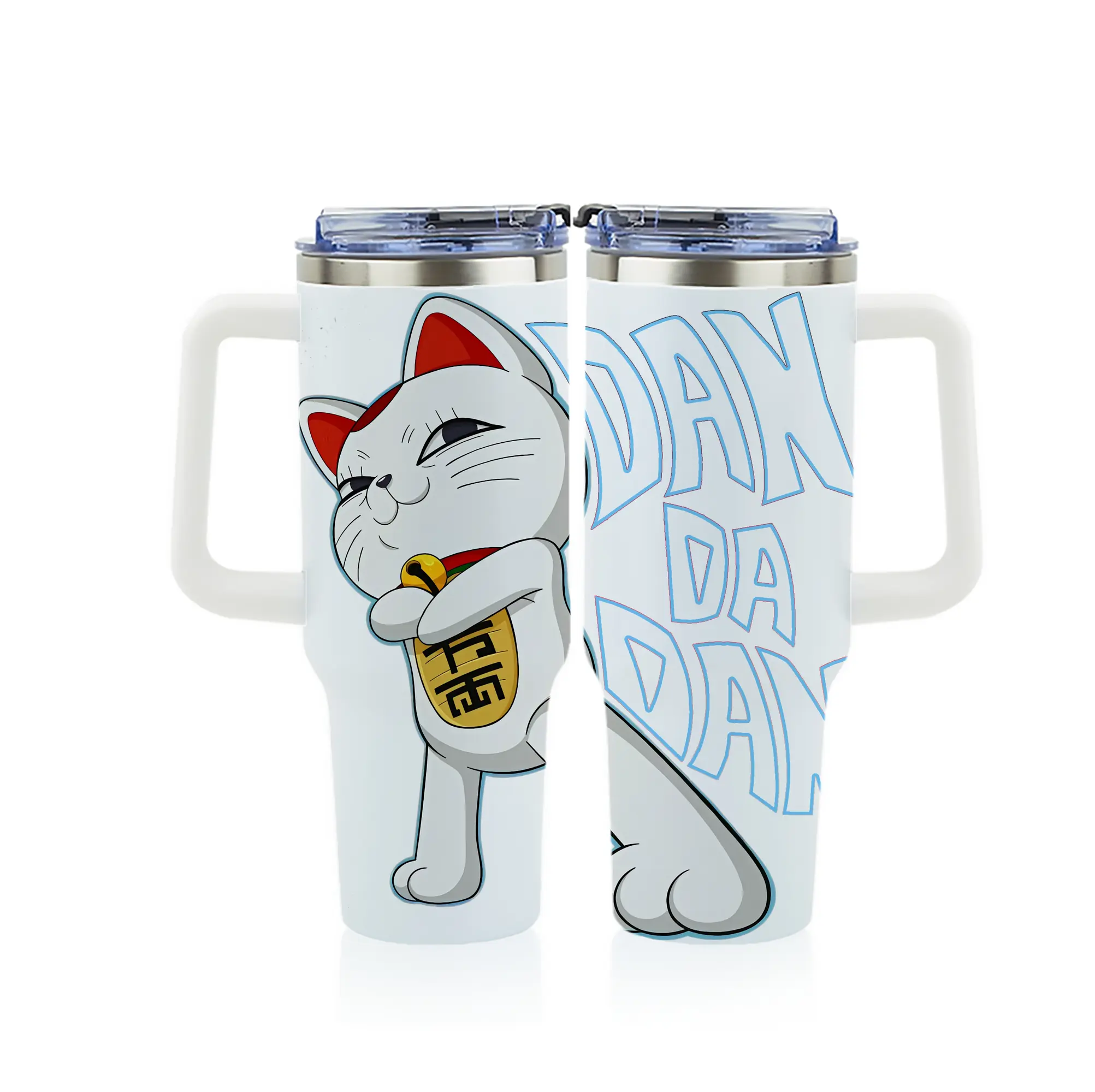 ダンダダン グッズ,ターボババア - 1200mL フルプリント車用タンブラー ・ 304ステンレス 内側 ・ 201ステンレス 外側 ・ 保温 保冷 ・ 通勤 ドライブ アウトドア用