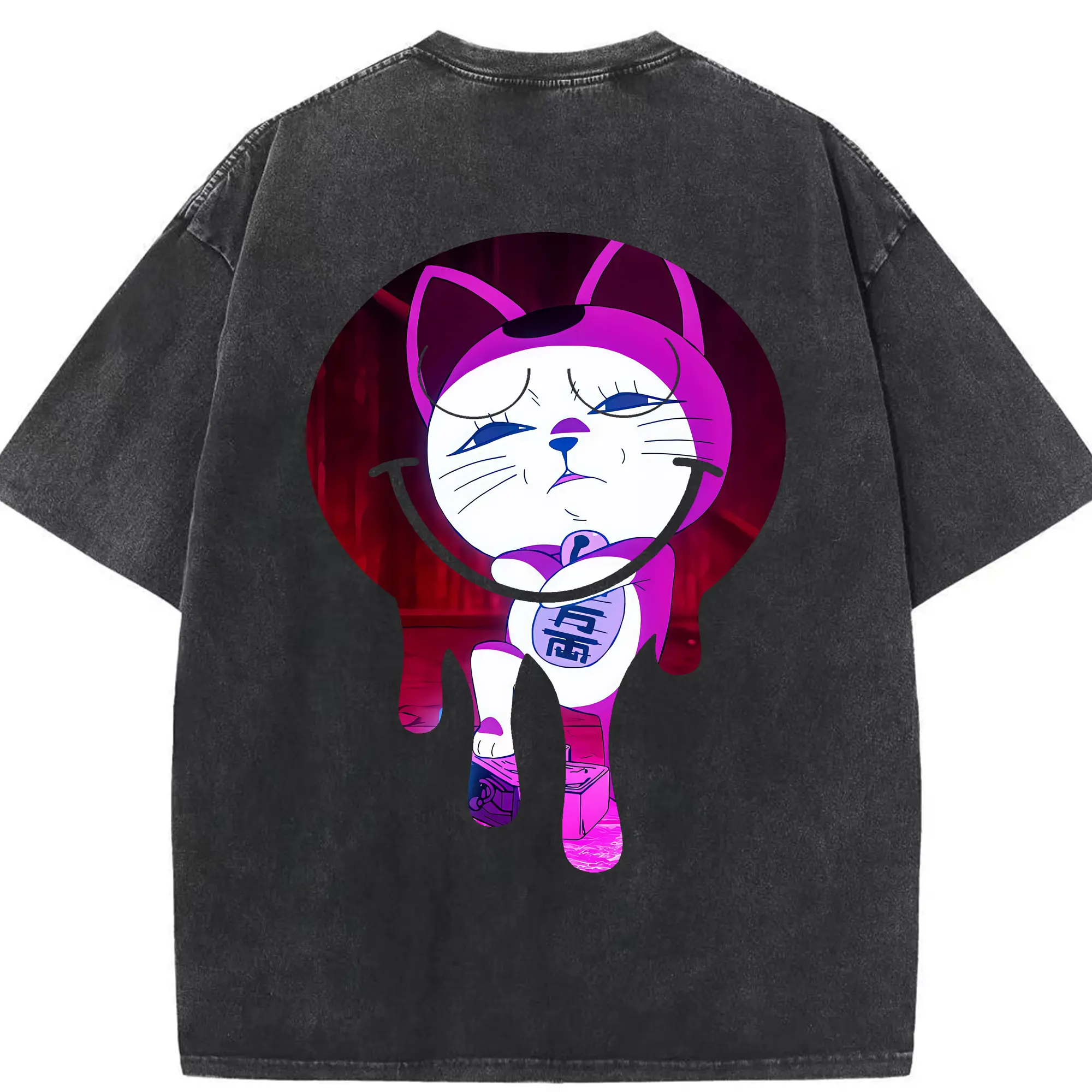 ダンダダン グッズ,ターボババア - 綿100％ ヴィンテージ風 半袖Tシャツ ・ 背面プリント ・ 柔らか肌触り ・ 通気性 快適 ・ スポーツ カジュアル 外出用