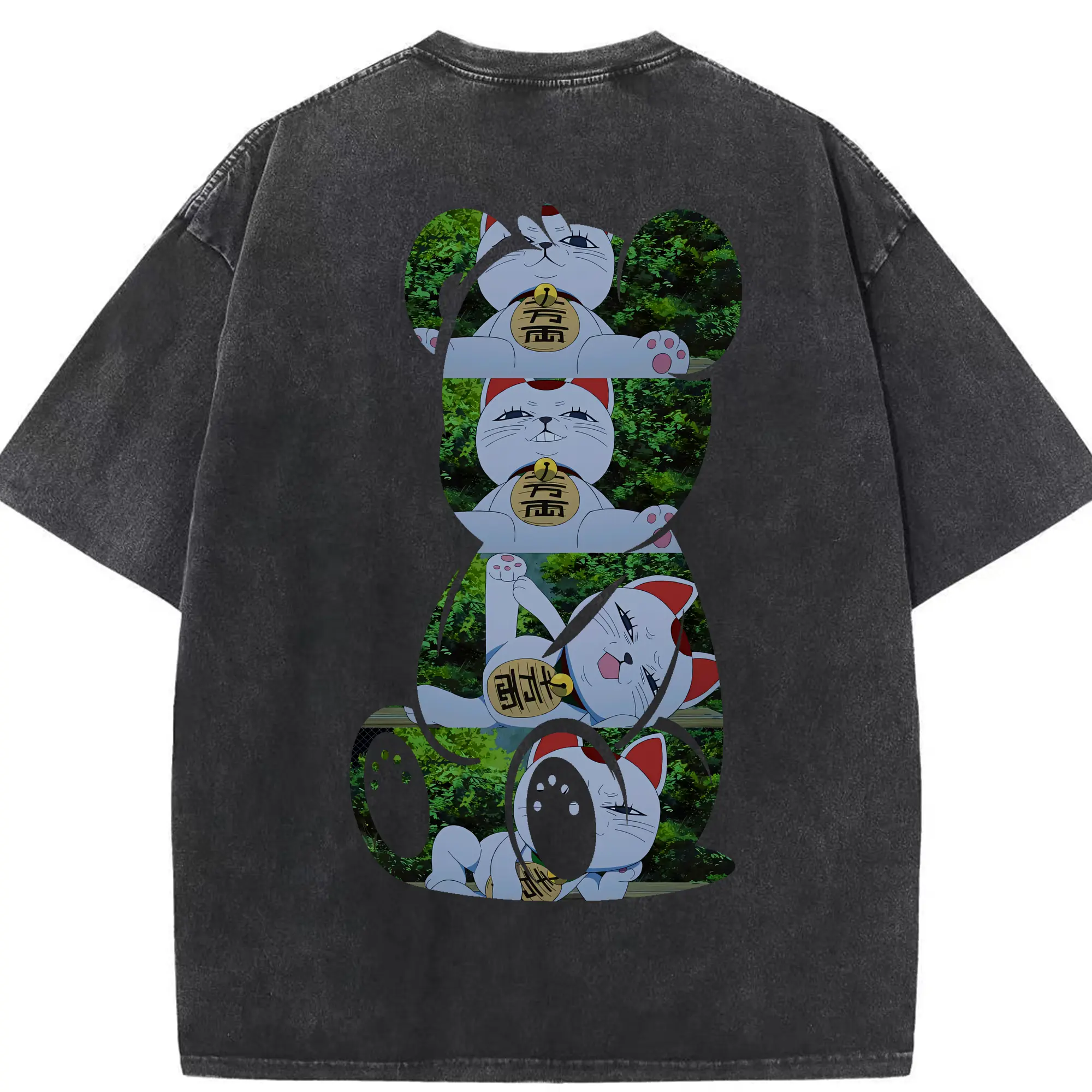 ダンダダン グッズ,ターボババア - 綿100％ ヴィンテージ風 半袖Tシャツ ・ 背面プリント ・ 柔らか肌触り ・ 通気性 快適 ・ スポーツ カジュアル 外出用