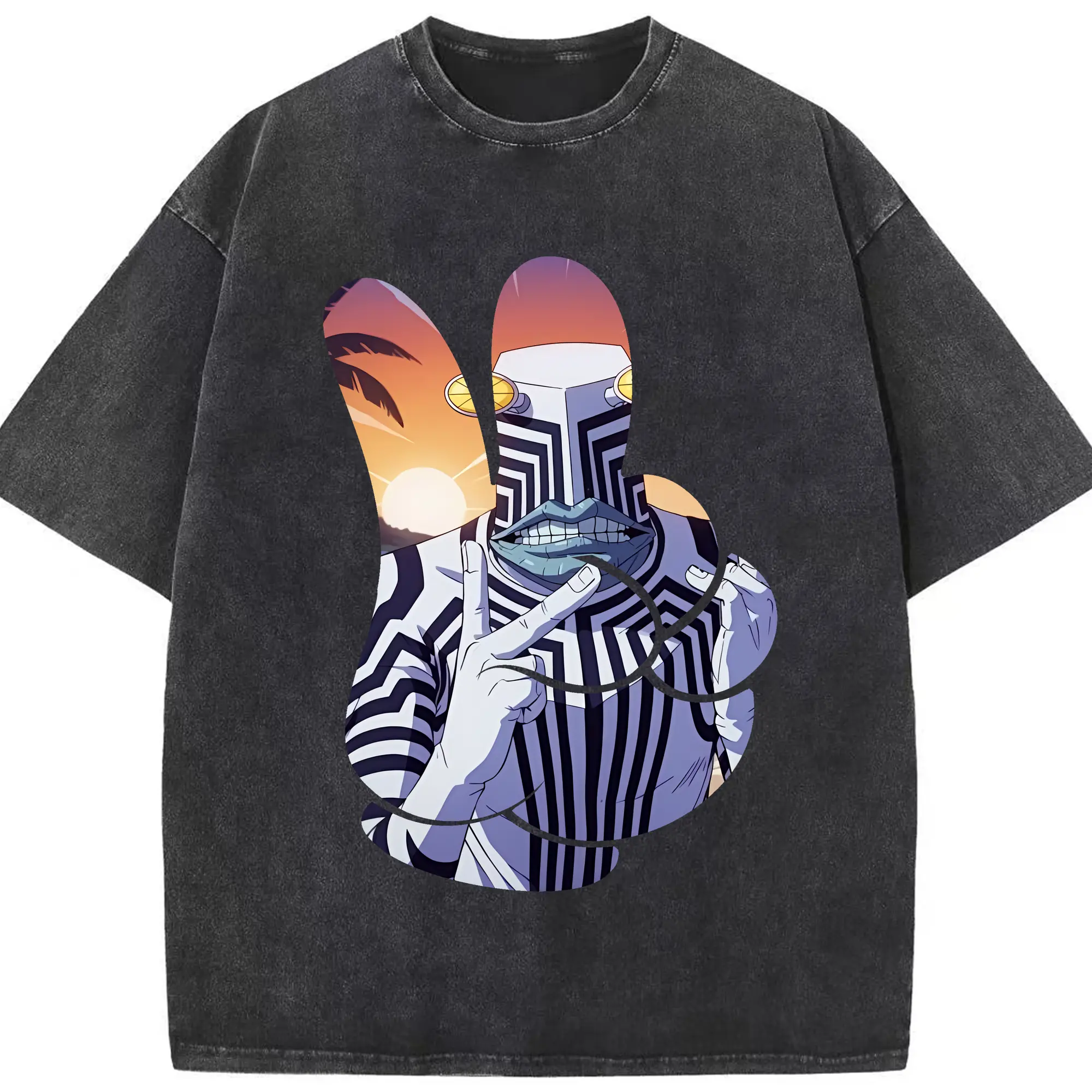 ダンダダン グッズ,セルポ星人 - 綿100％ ヴィンテージ風 半袖Tシャツ ・ フロントプリント ・ 柔らか肌触り ・ 通気性 快適 ・ スポーツ カジュアル 外出用