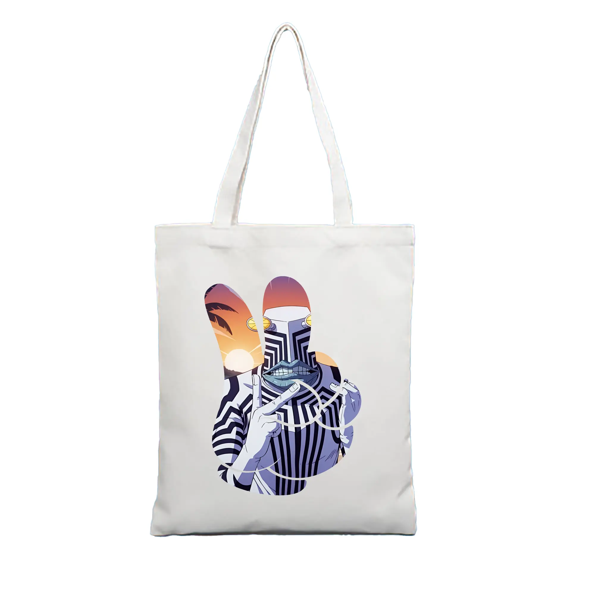 ダンダダン グッズ,セルポ星人 - 縦型キャンバス手提げバッグ（トートバッグ） ・ キャンバス素材 ・ ショッピング用 ・ 軽量 丈夫 お手入れ簡単