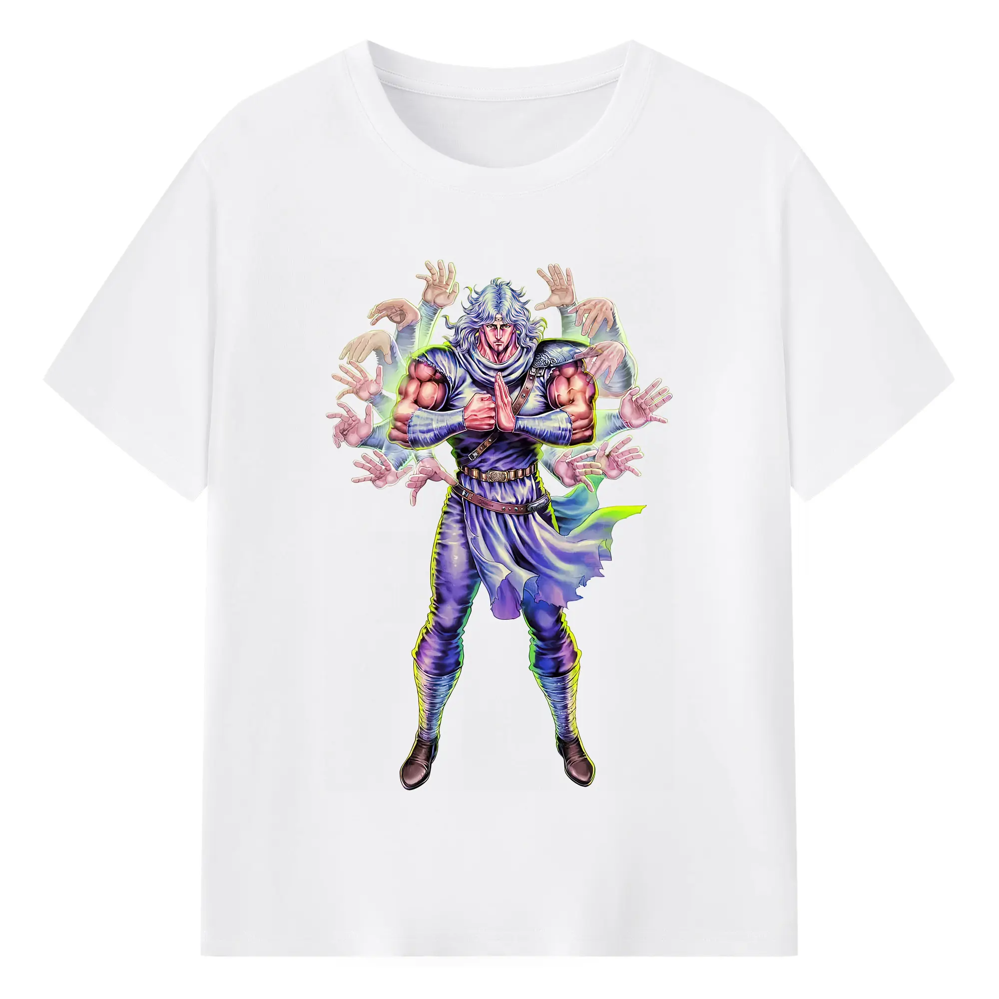 北斗の拳 グッズ,トキ - 綿100％ 半袖Tシャツ ・ フロントプリント ・ 快適 通気性 ・ 日常使い 散歩 スポーツ用