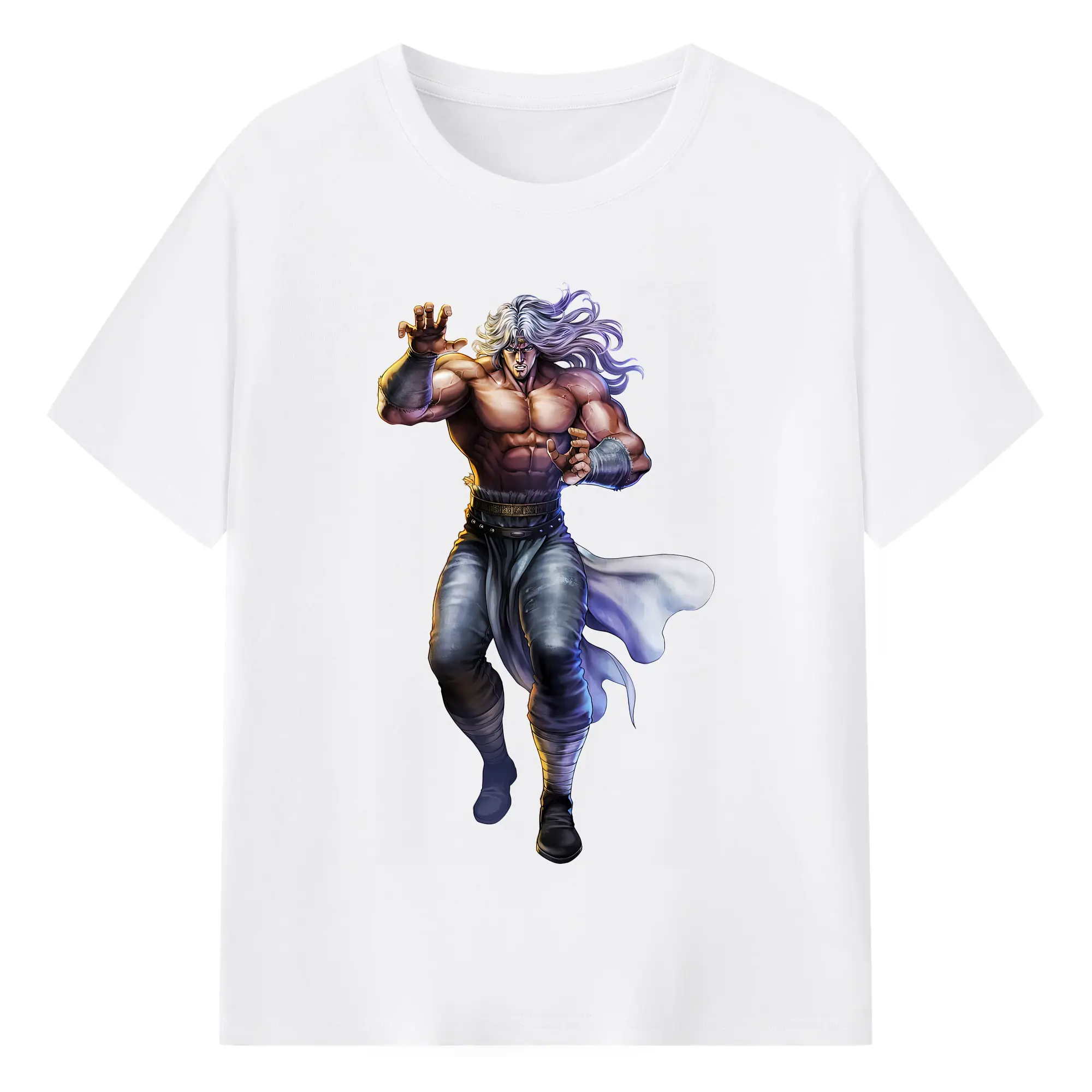 北斗の拳 グッズ,トキ - 綿100％ 半袖Tシャツ ・ フロントプリント ・ 快適 通気性 ・ 日常使い 散歩 スポーツ用