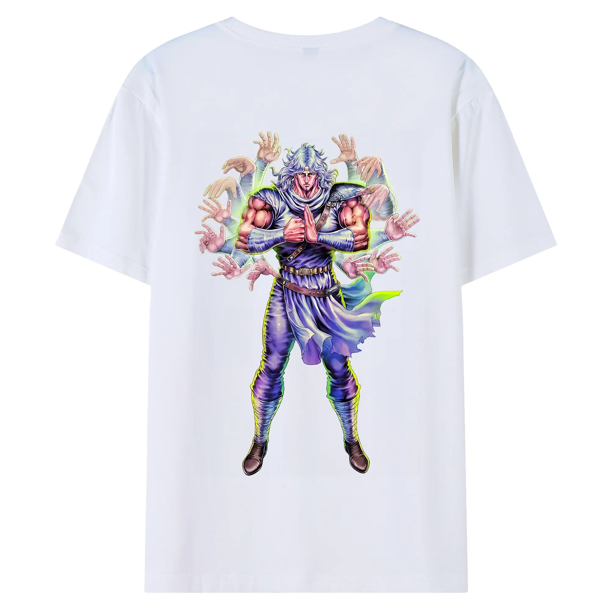 北斗の拳 グッズ,トキ - 綿100％ 半袖Tシャツ ・ バックプリント ・ 快適 通気性 ・ 日常使い 散歩 スポーツ用