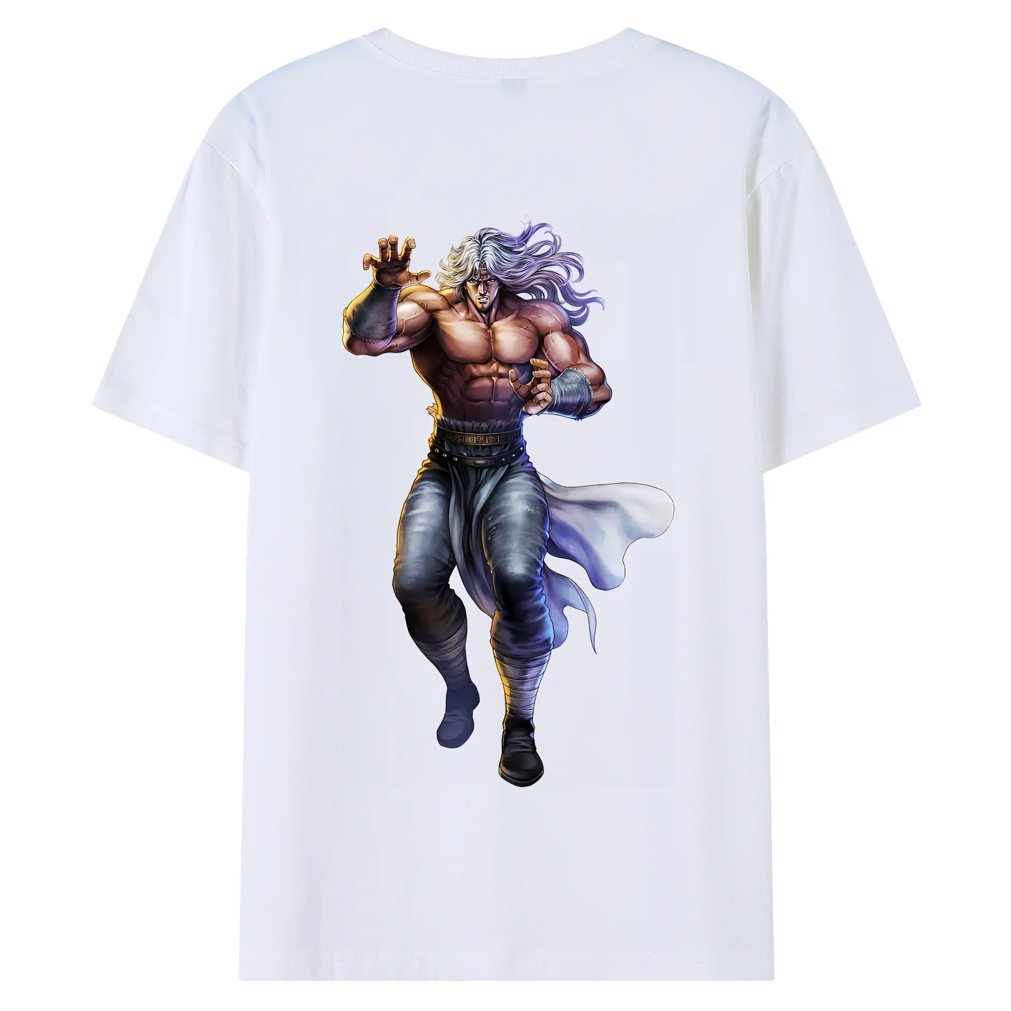 北斗の拳 グッズ,トキ - 綿100％ 半袖Tシャツ ・ バックプリント ・ 快適 通気性 ・ 日常使い 散歩 スポーツ用