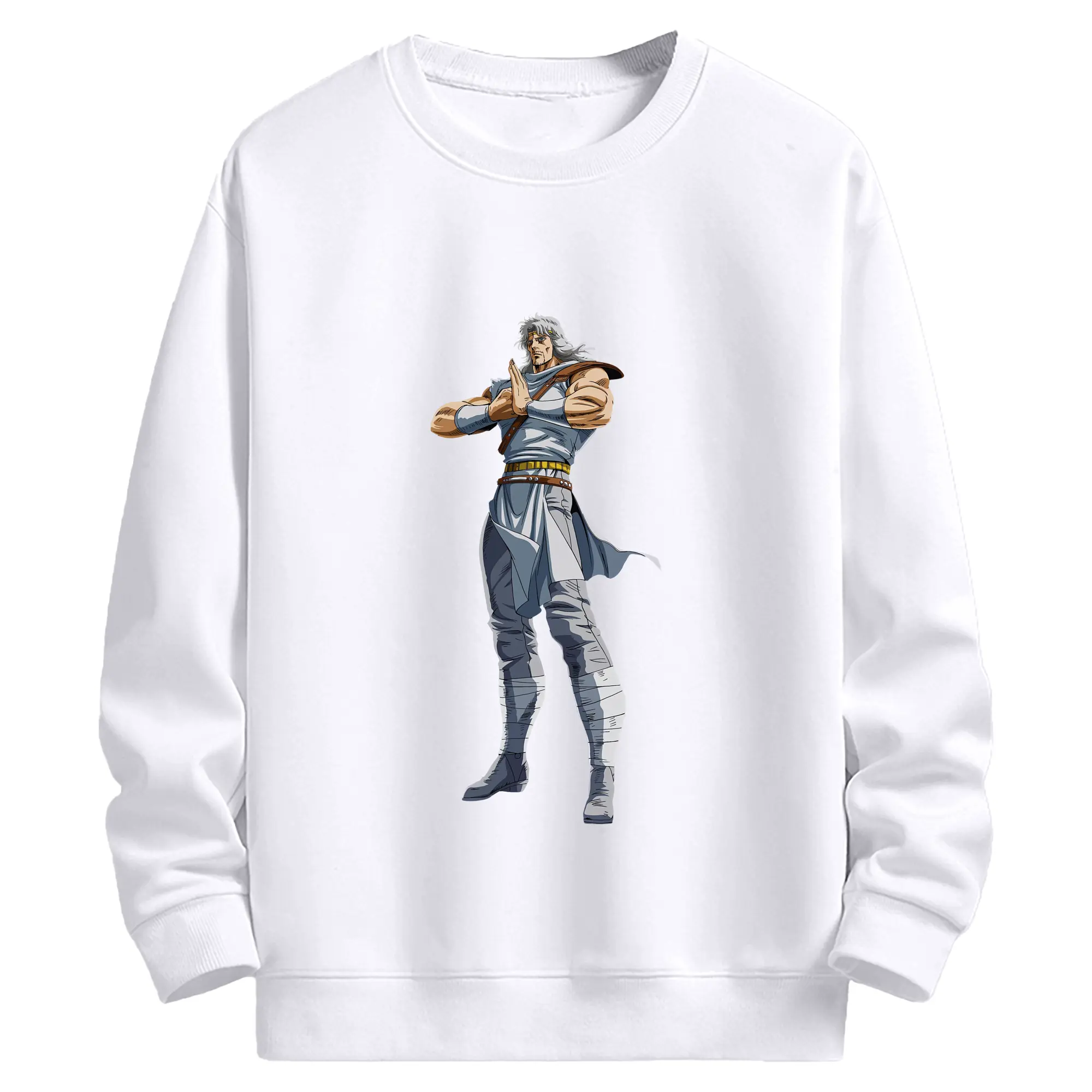 北斗の拳 グッズ,トキ - 高品質 クルーネック スウェット ・ コットン59％ ポリエステル41％ ・ ユニセックス 長袖 トレーナー ・ カジュアル デイリー スポーツ 散歩用