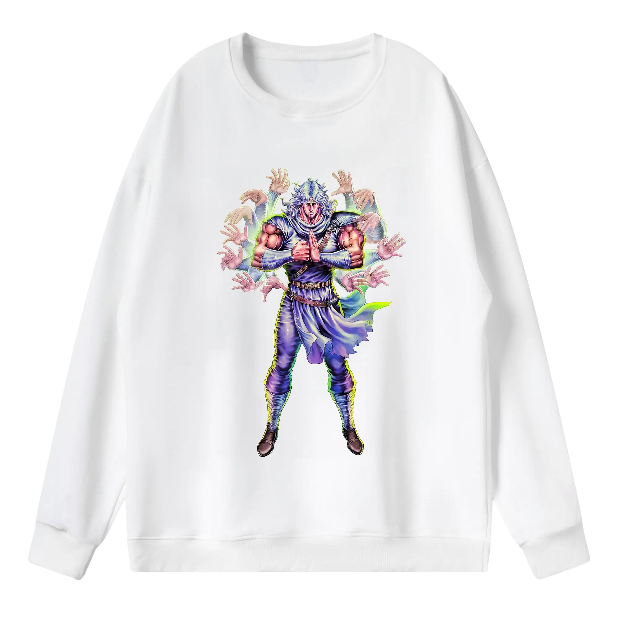 北斗の拳 グッズ,トキ - 薄手 クルーネック スウェット 裏毛260g · ポリエステル 春秋向け カジュアル 男女兼用 · トレーナー デイリー スポーツ 散歩に最適