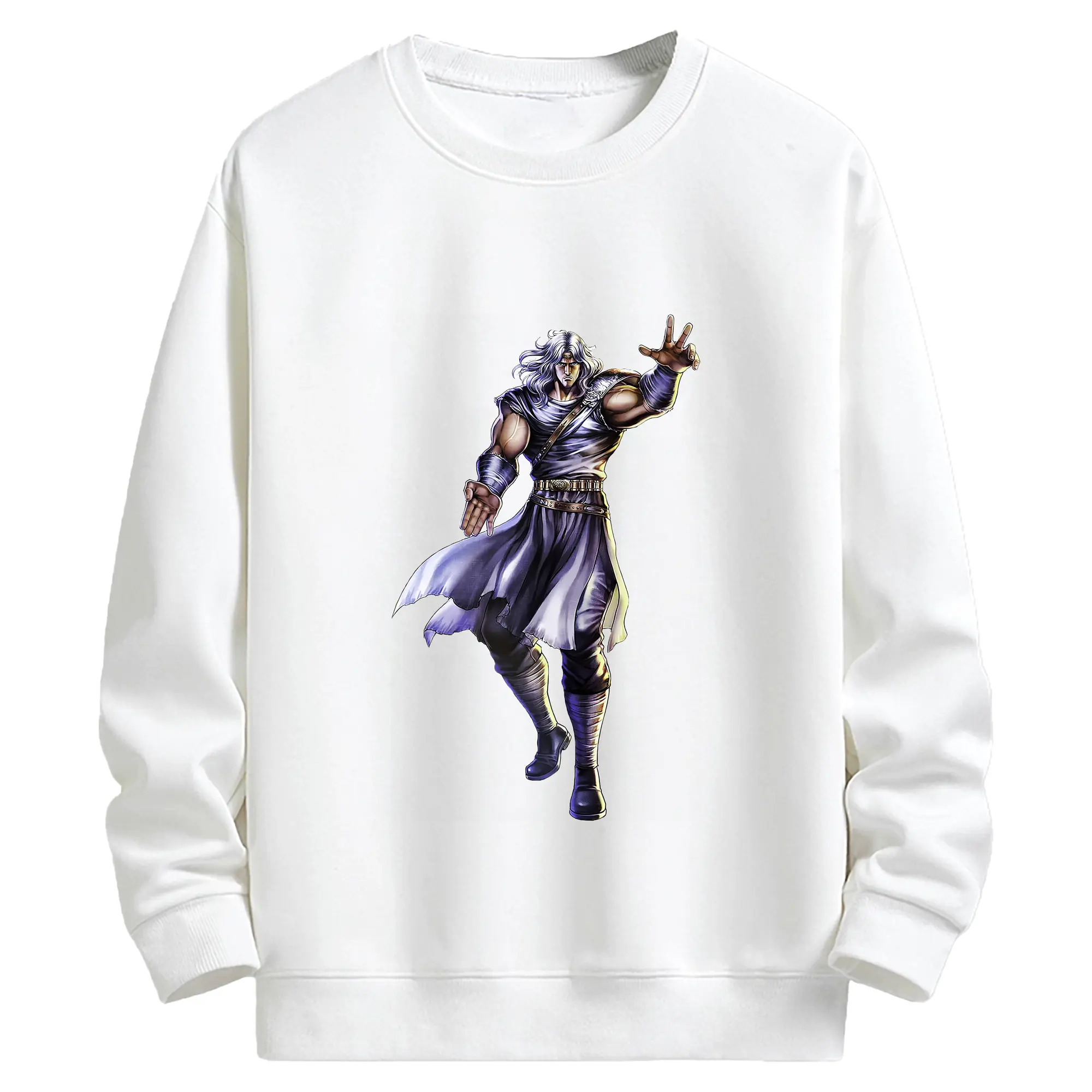 北斗の拳 グッズ,トキ - キッズ クルーネックスウェットシャツ ・ フロントプリント ・ 綿80％ ポリエステル20％ ・ 快適 通学 スポーツ 日常使い お散歩用