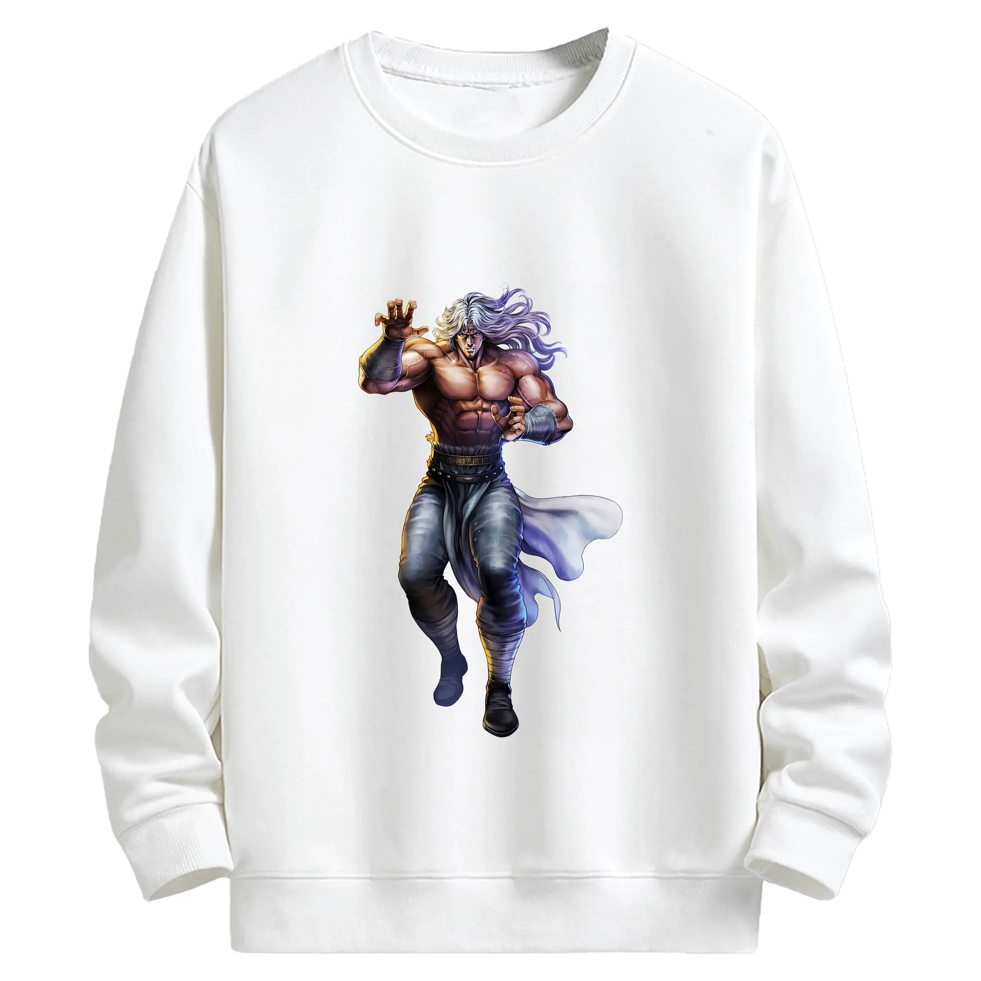 北斗の拳 グッズ,トキ - キッズ クルーネックスウェットシャツ ・ フロントプリント ・ 綿80％ ポリエステル20％ ・ 快適 通学 スポーツ 日常使い お散歩用