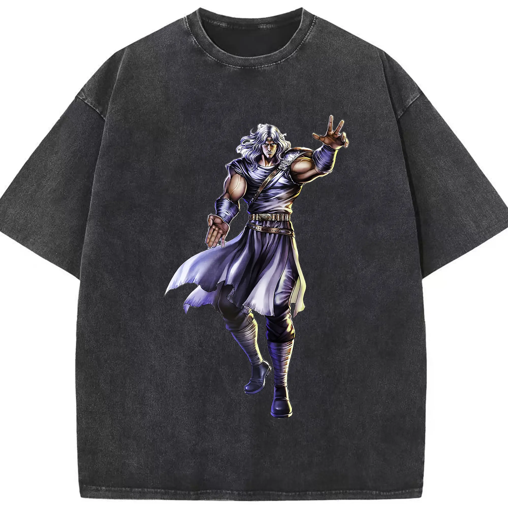 北斗の拳 グッズ,トキ - 綿100％ ヴィンテージ風 半袖Tシャツ ・ フロントプリント ・ 柔らか肌触り ・ 通気性 快適 ・ スポーツ カジュアル 外出用